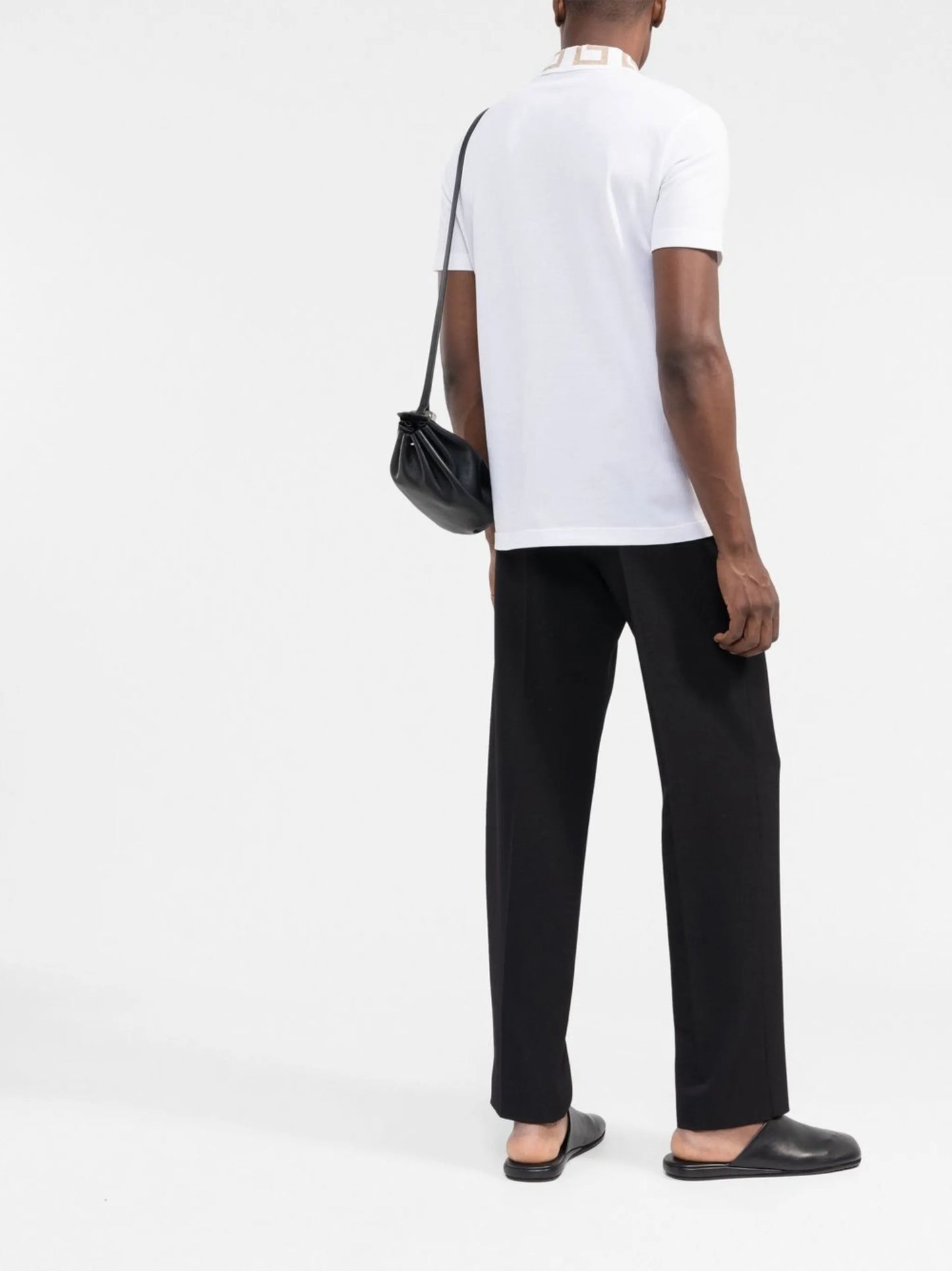 Greca cotton polo shirt