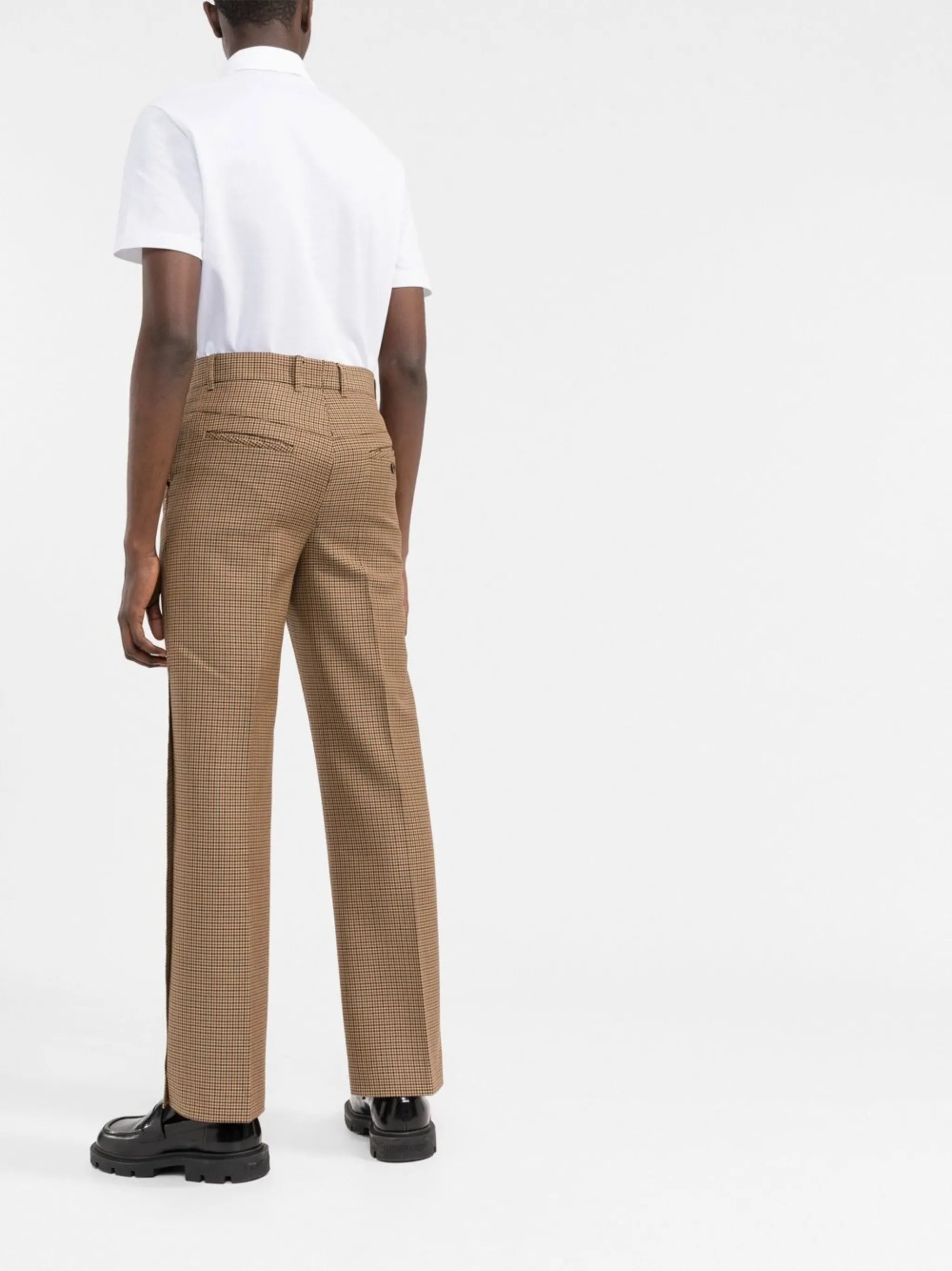 Medusa head motif polo shirt
