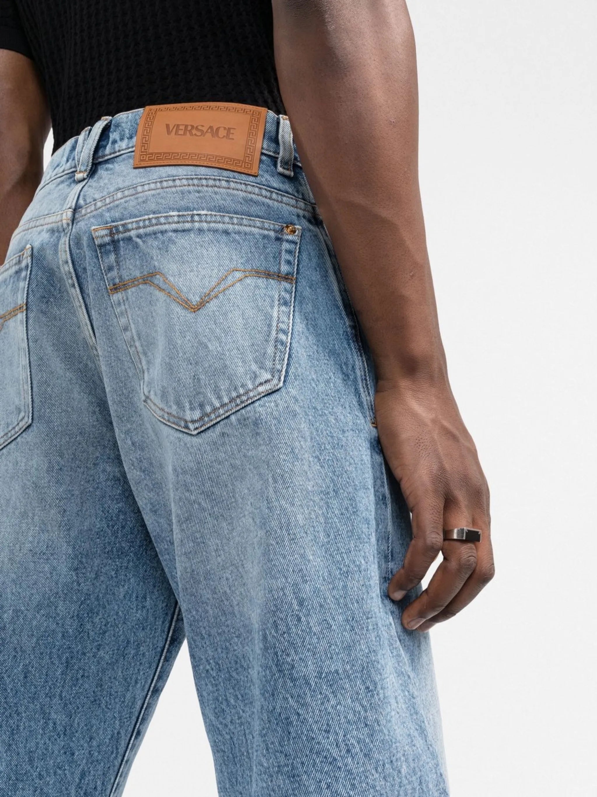 Twisted Seam denim jeans