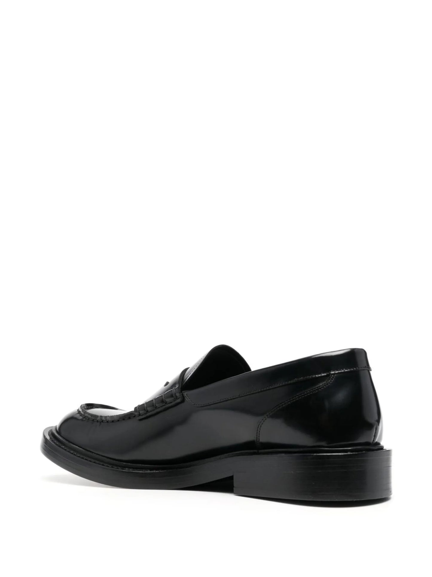 Medusa-head leather loafers