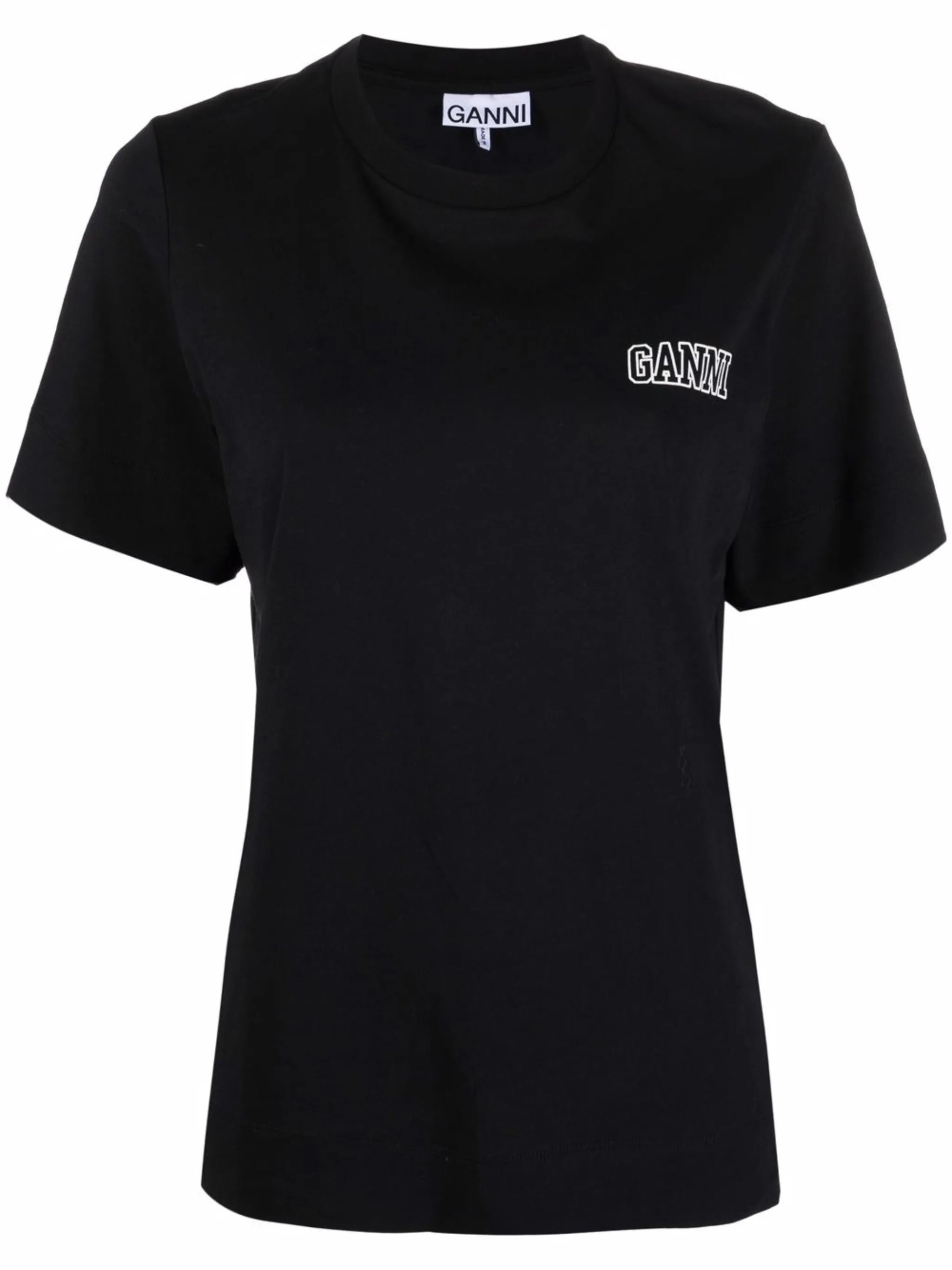 logo-print organic cotton T-shirt