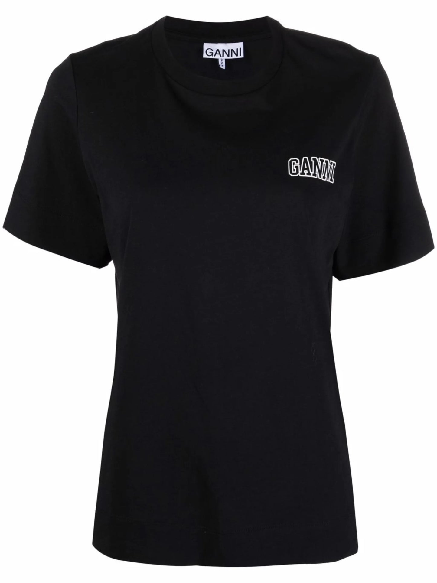 logo-print organic cotton T-shirt