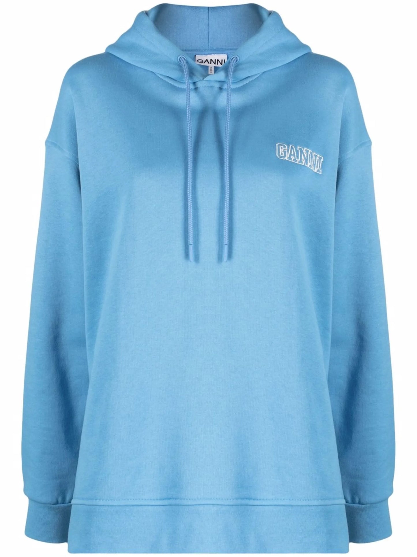 Software embroidered-logo hoodie