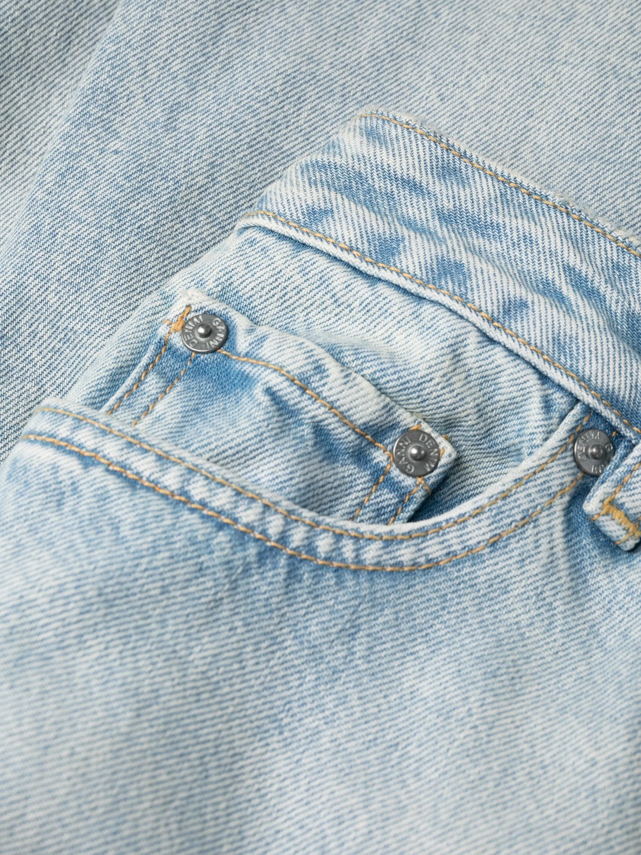 straight-leg high-rise jeans