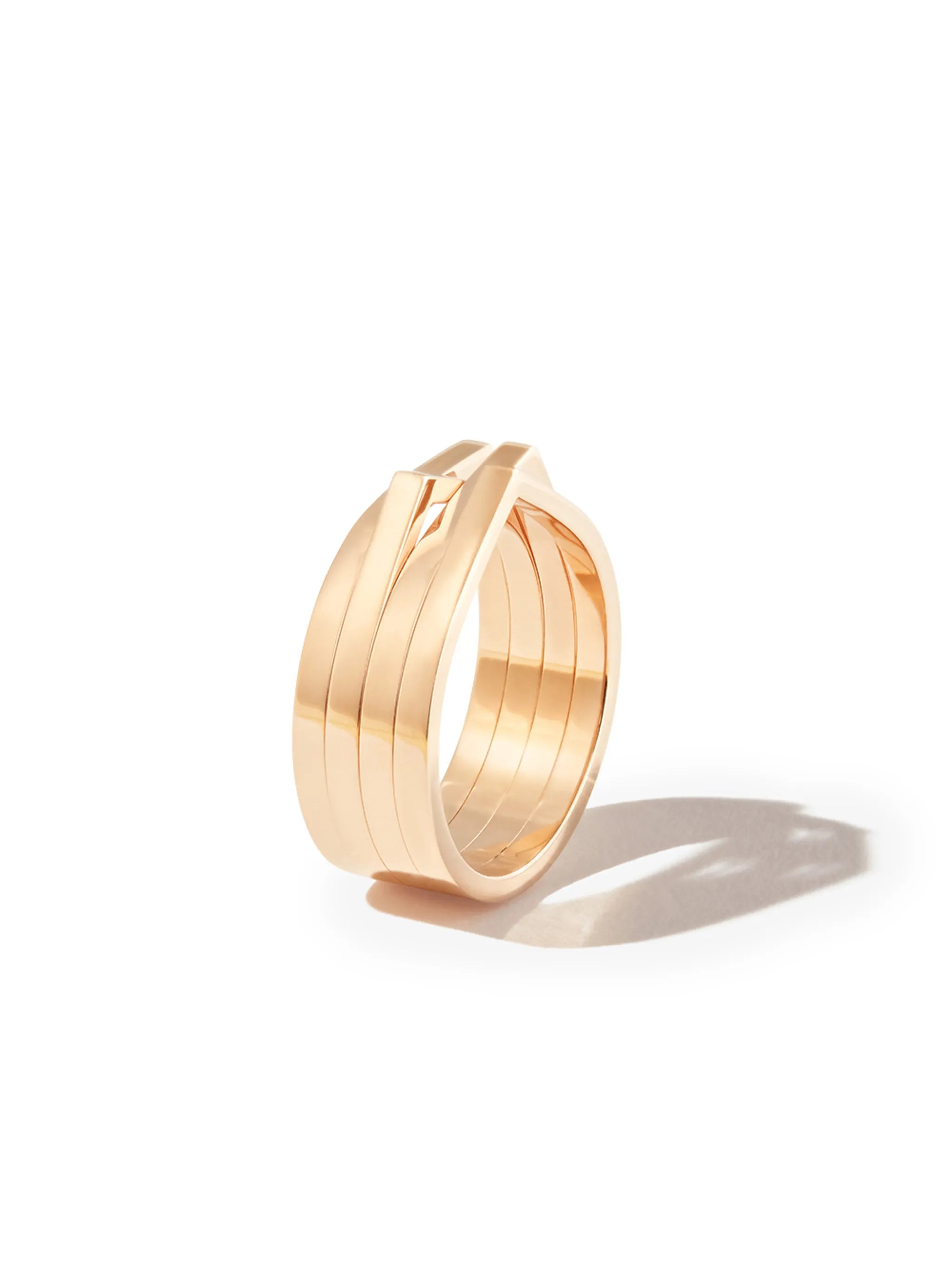 18kt rose gold Antifer ring