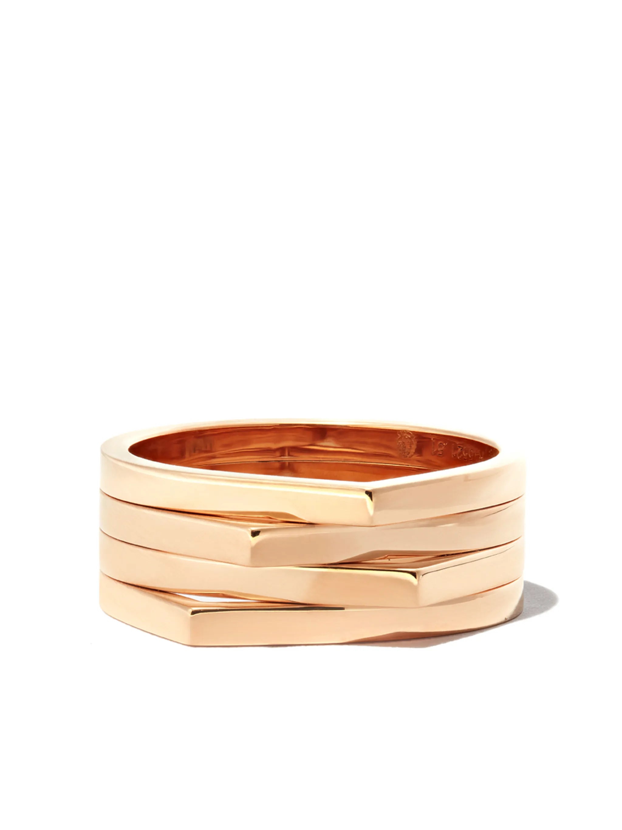 18kt rose gold Antifer ring
