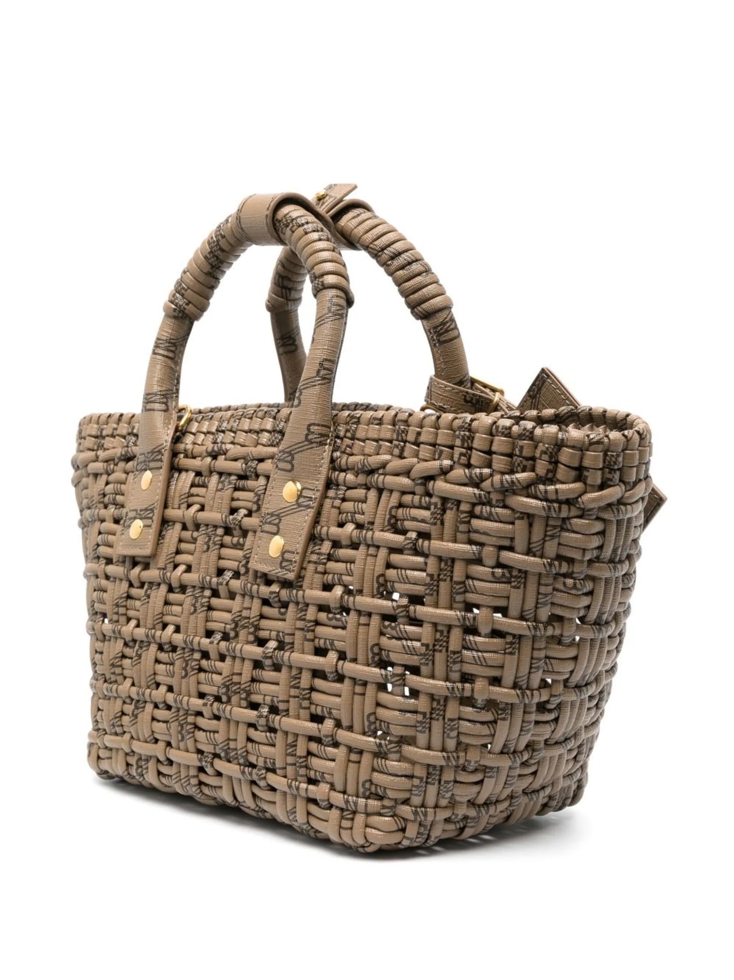 interwoven-design tote bag