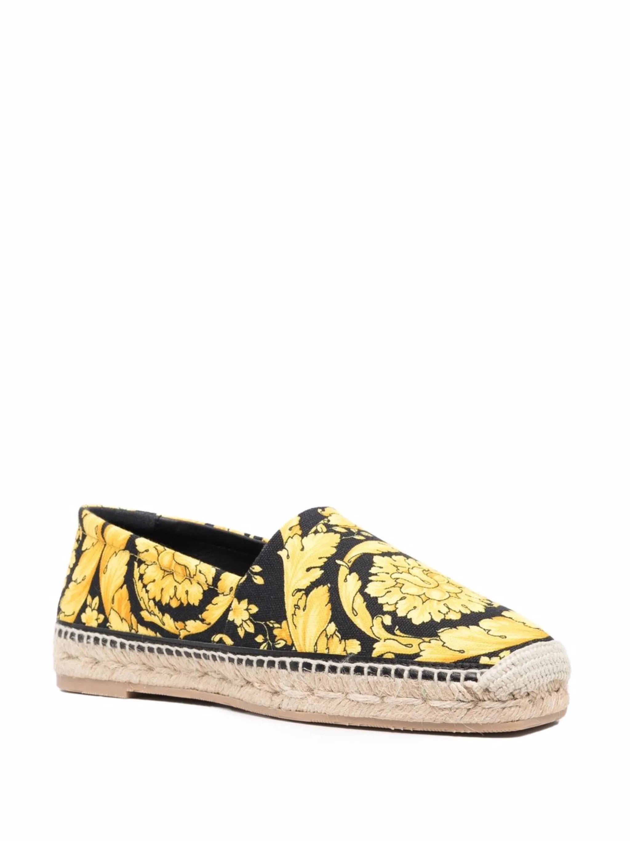 Barocco-print espadrilles