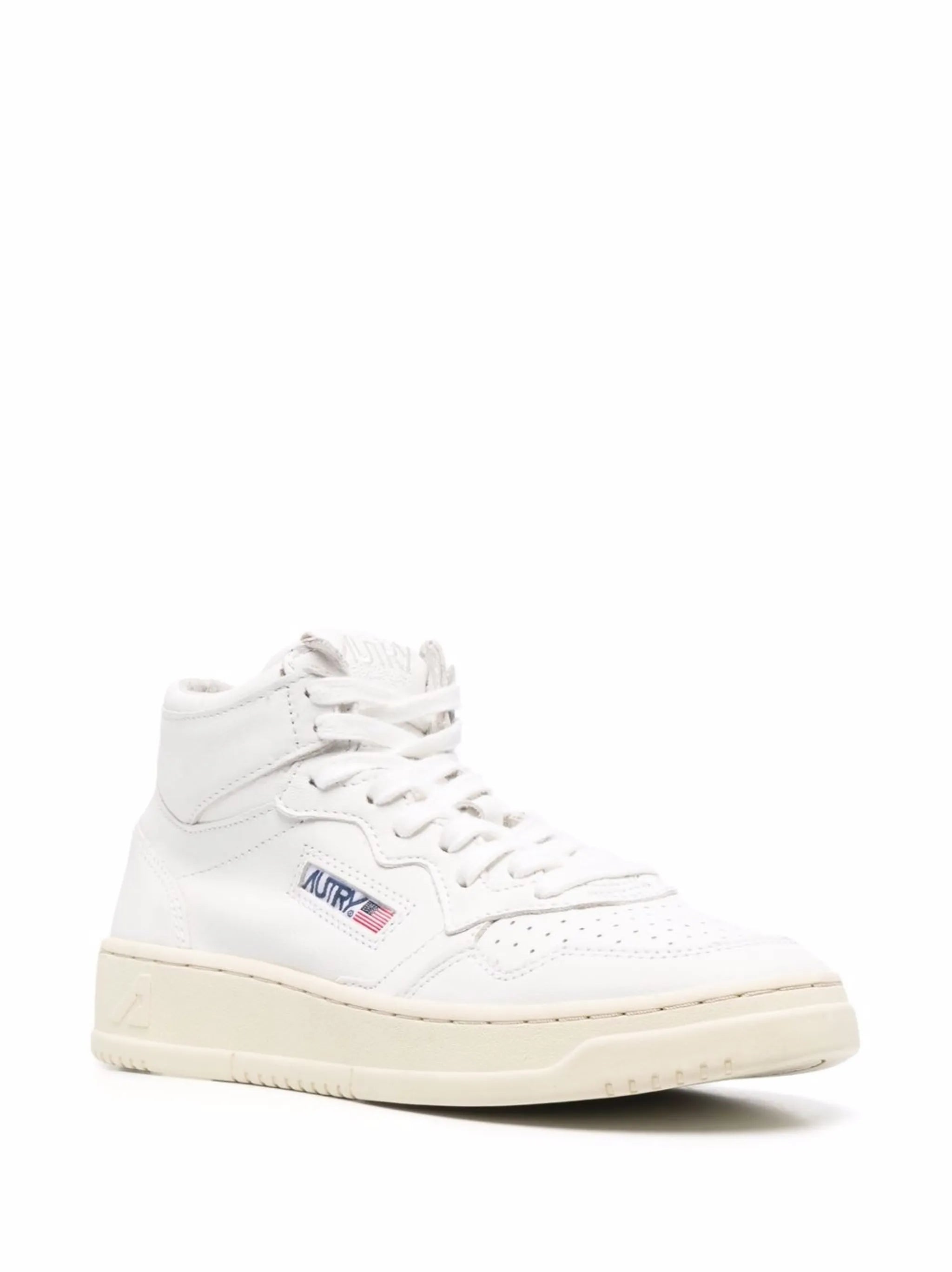 Medalist shearling-lined high-top sneakers