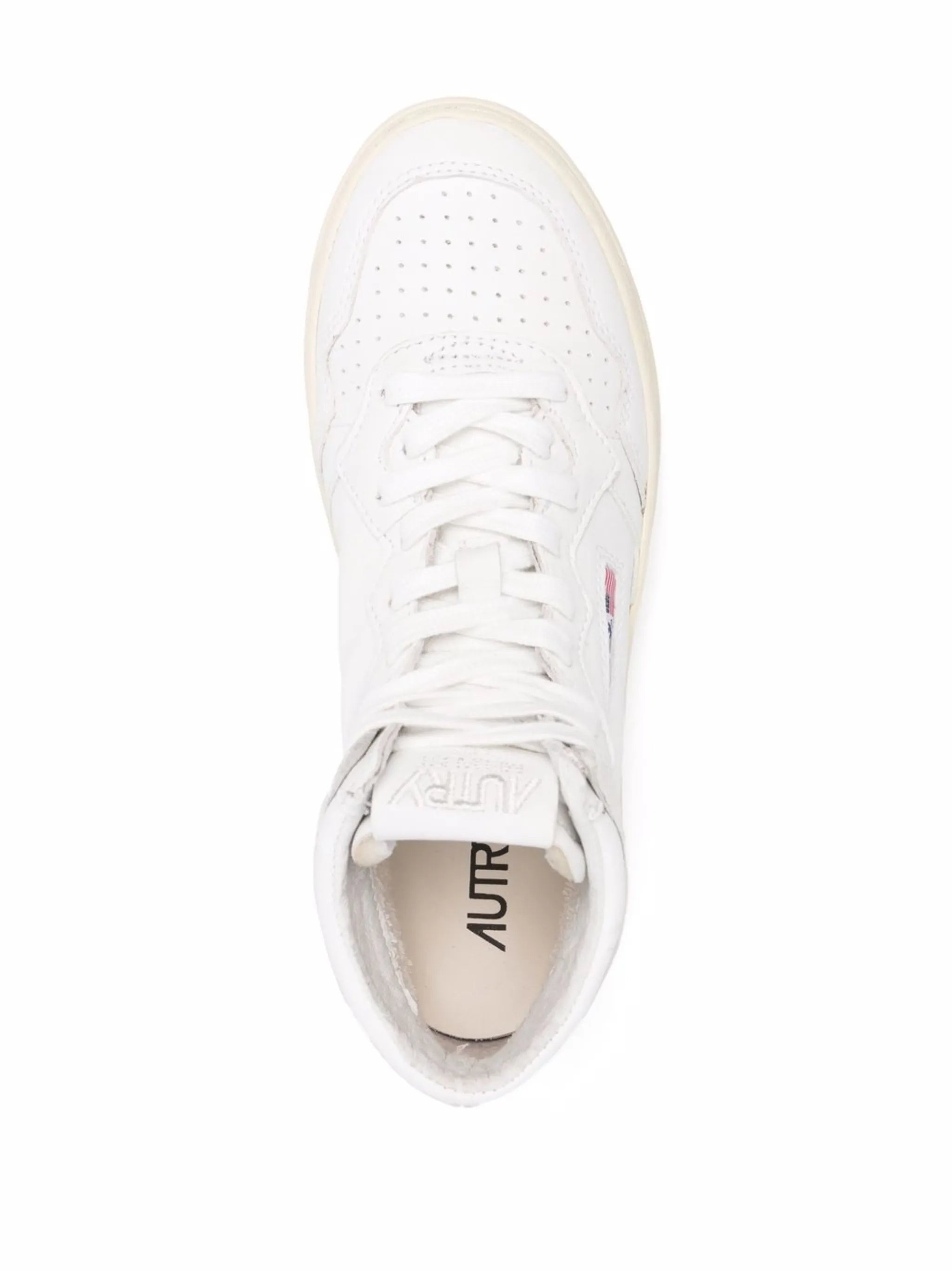 Medalist shearling-lined high-top sneakers