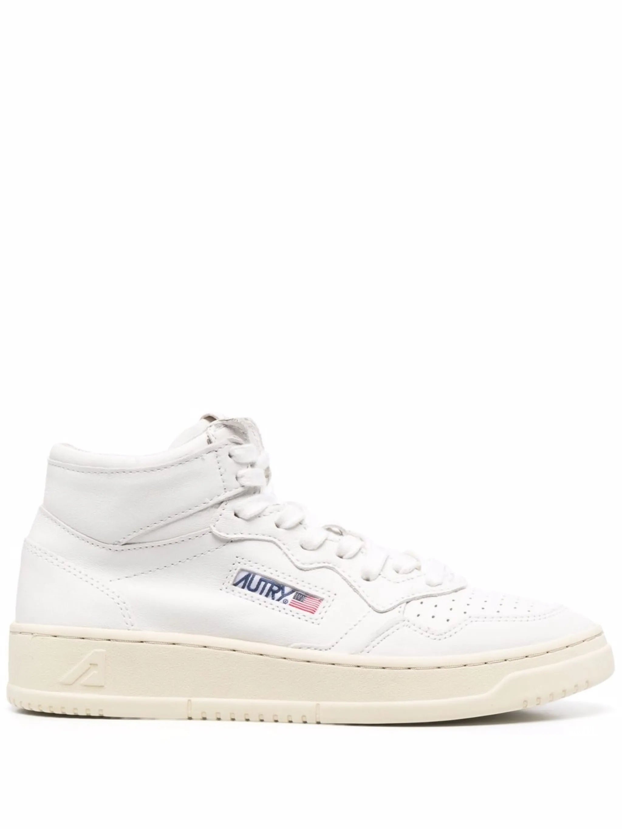 Medalist shearling-lined high-top sneakers