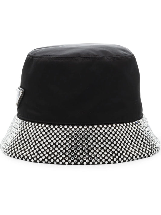 crystal-embellished bucket hat