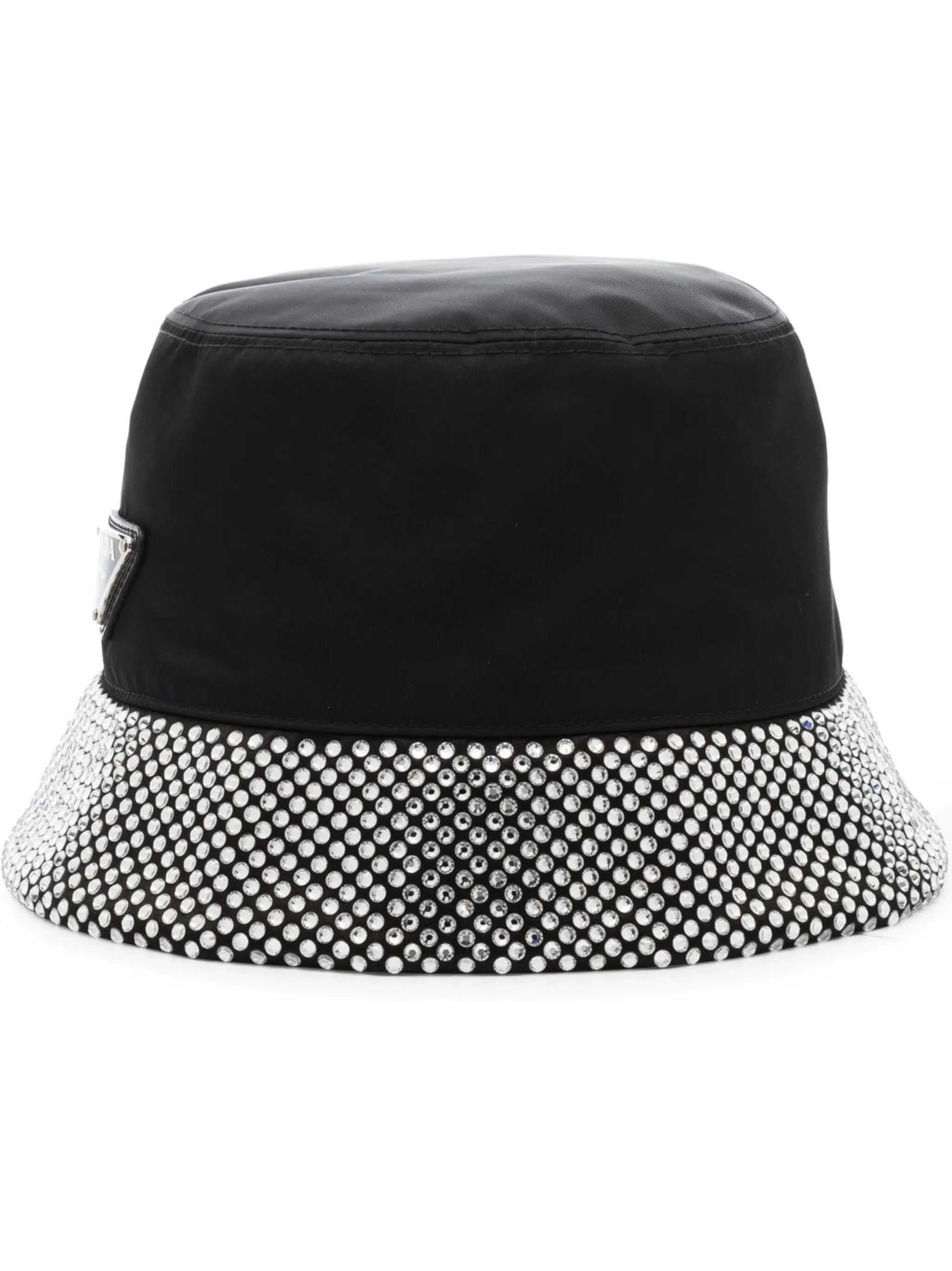 Re-Nylon crystal-embellished bucket hat