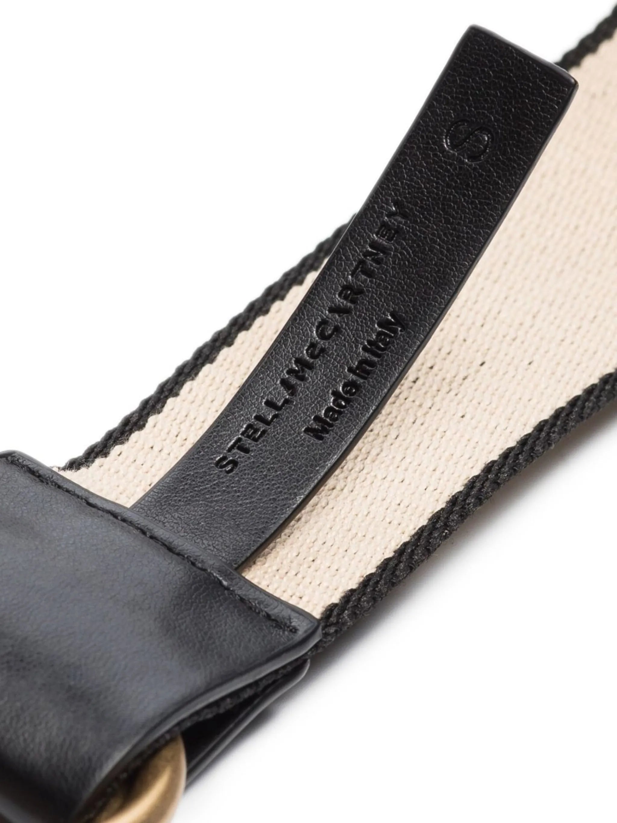 recycled-polyester logo belt