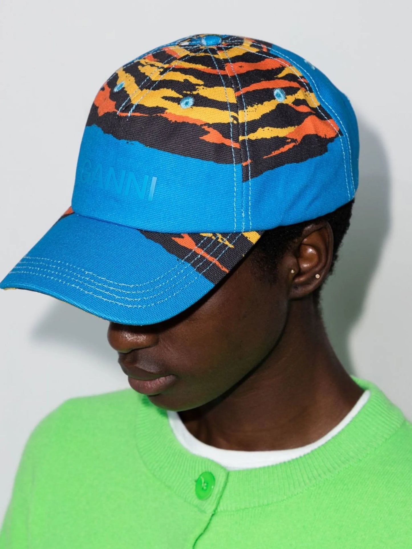 Hawaii logo-print cap