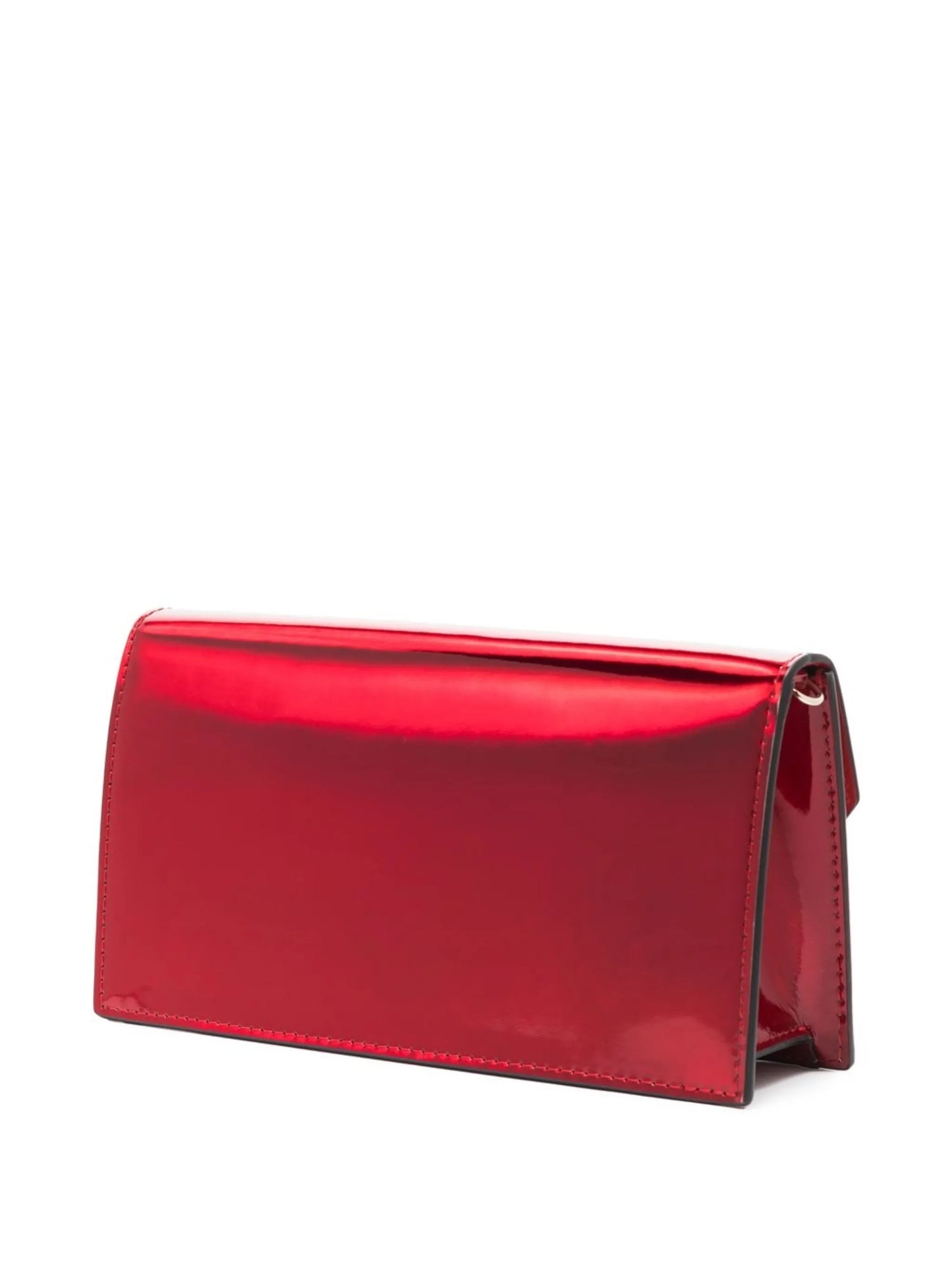 Loubi54 logo-plaque clutch