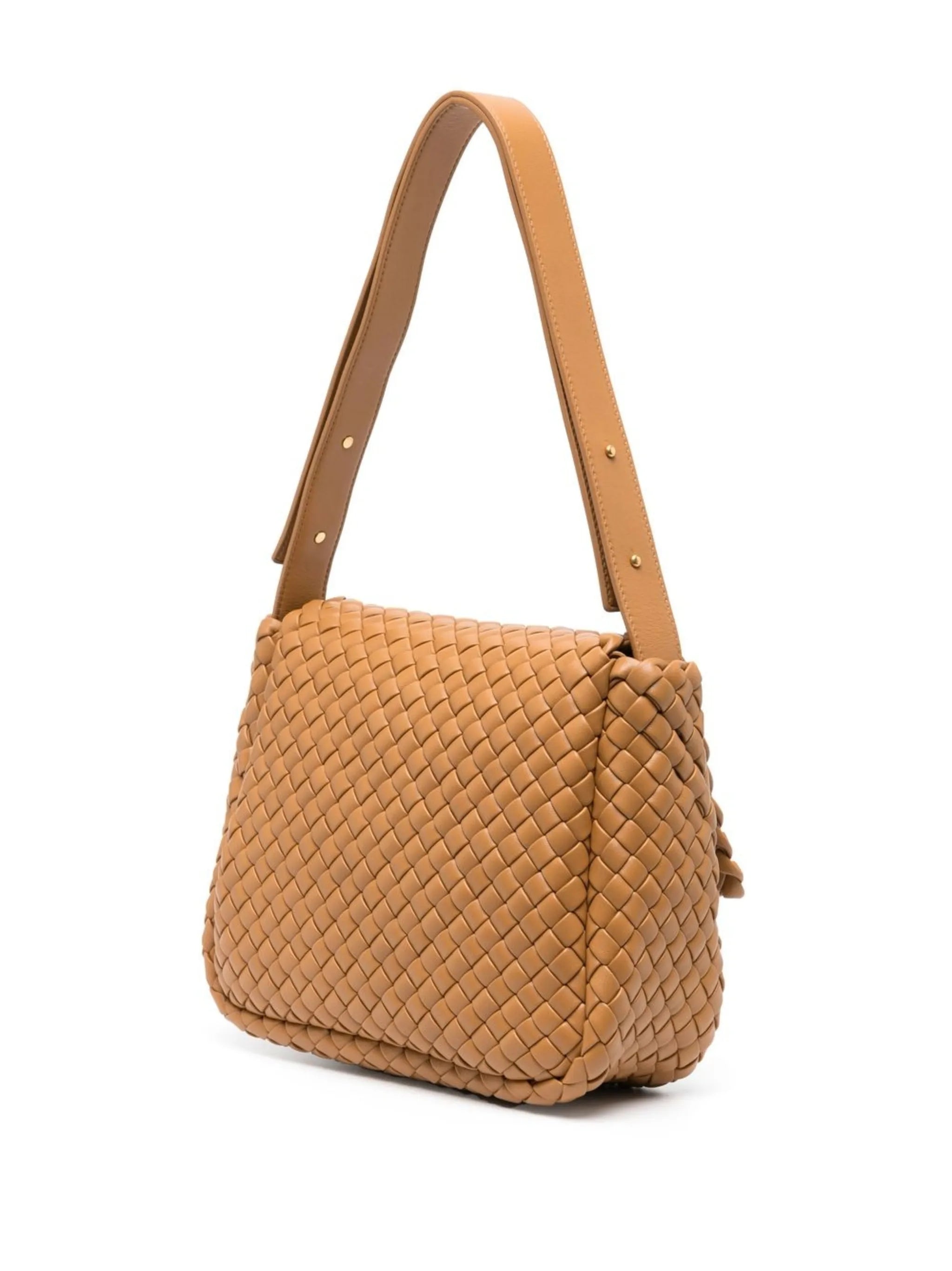Cobble leather shoulder bag