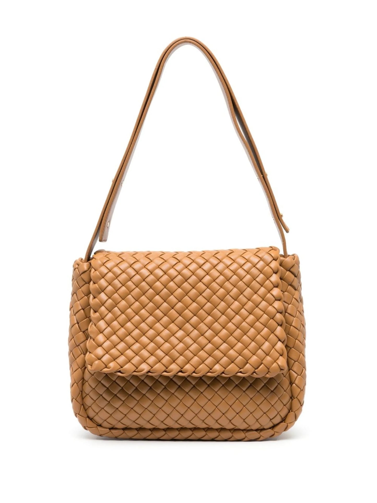 Cobble leather shoulder bag