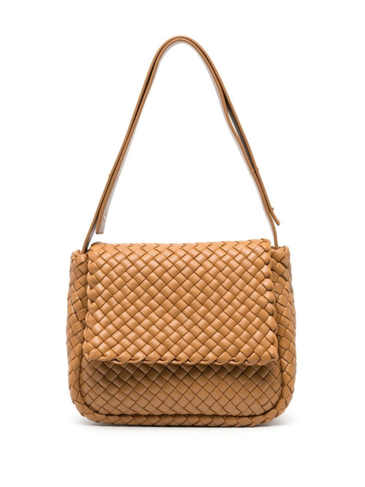 Cobble leather shoulder bag