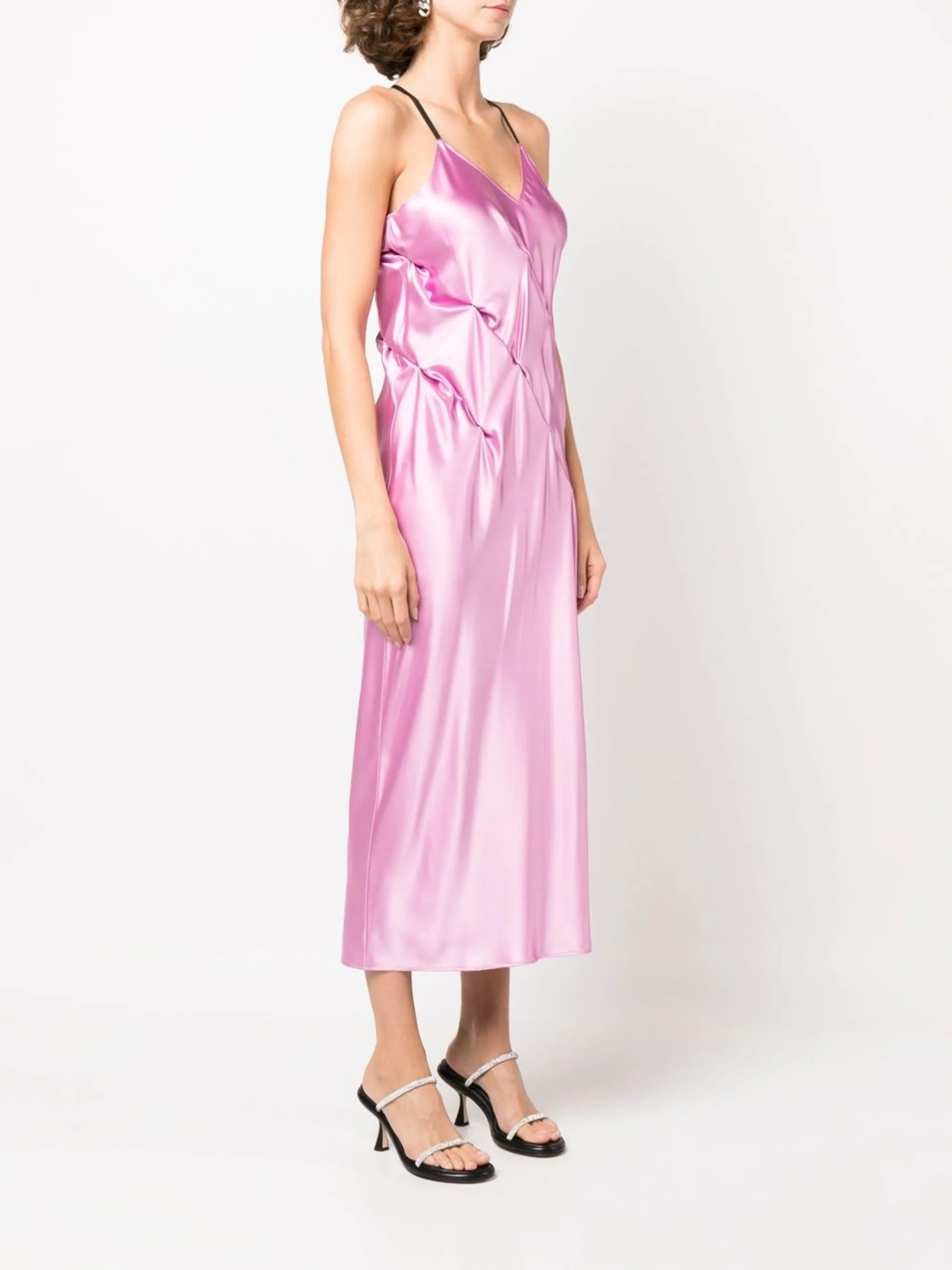 press-stud slip dress