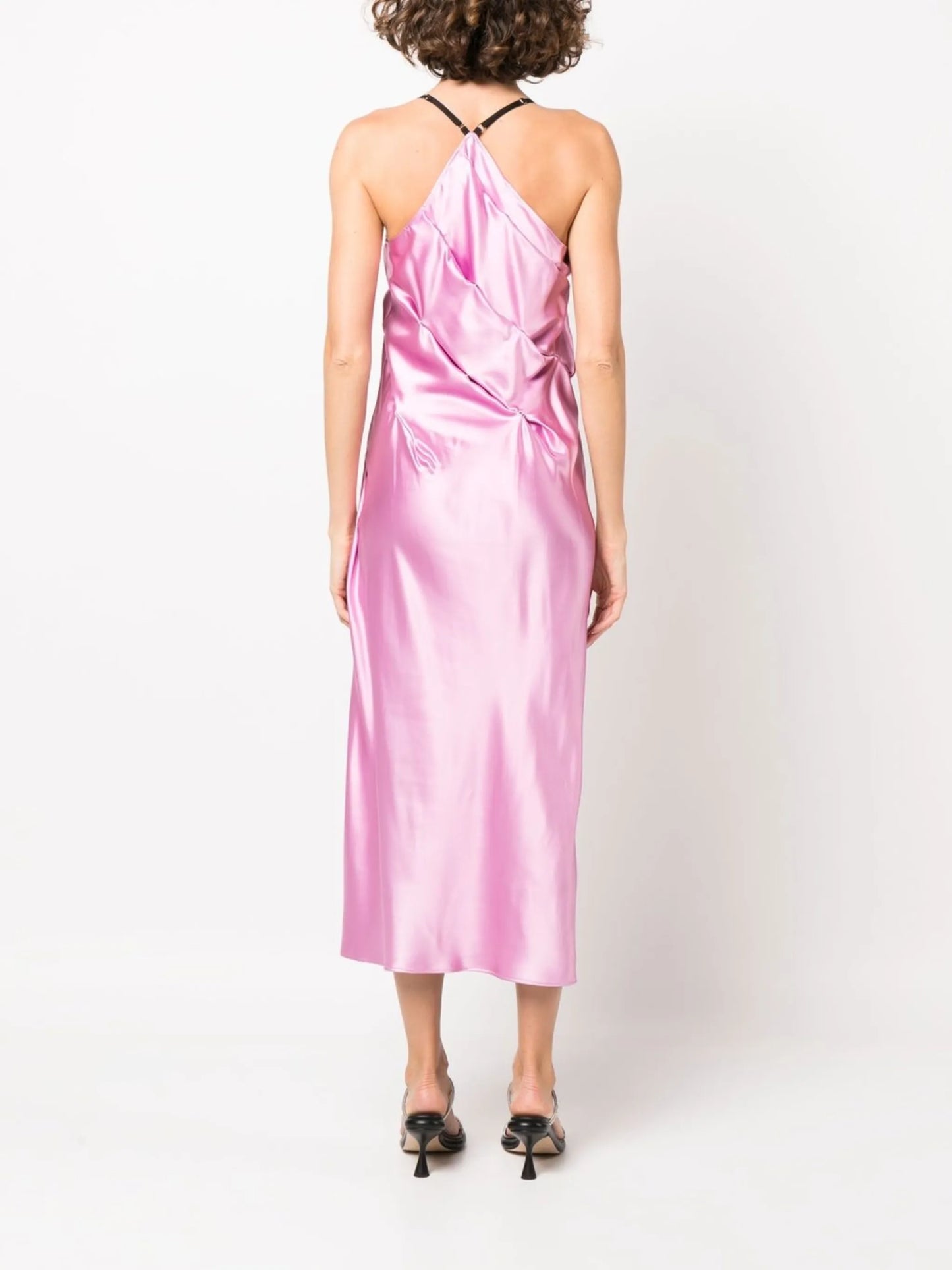 press-stud slip dress