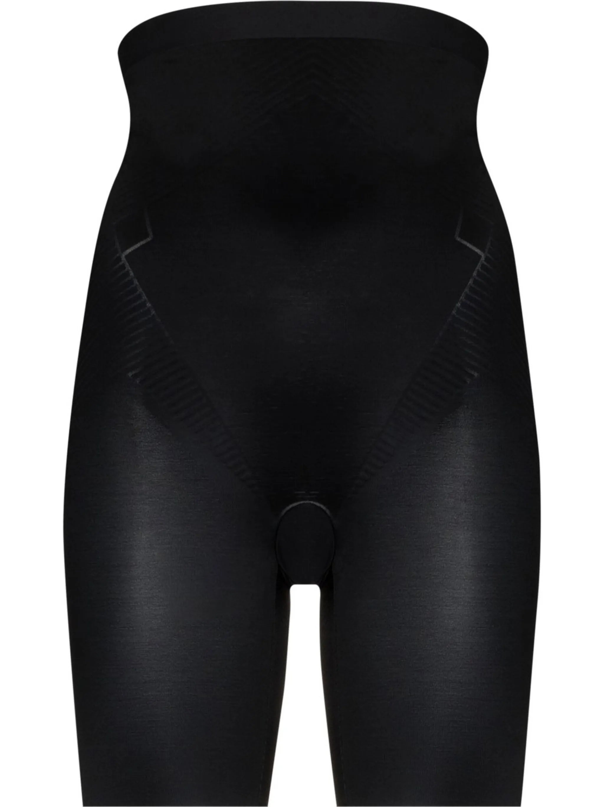 high-waisted stretch shorts
