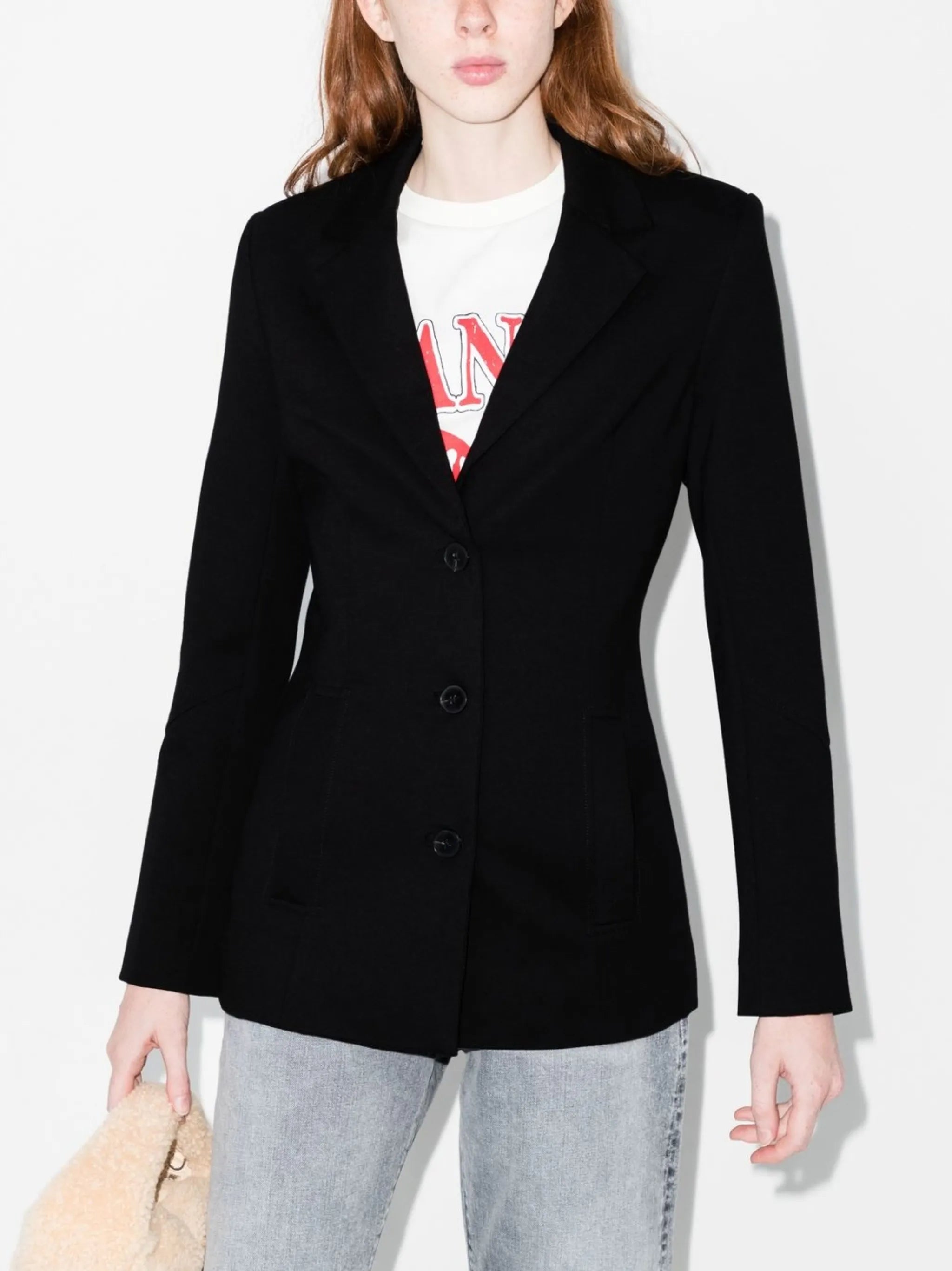 single-breasted blazer