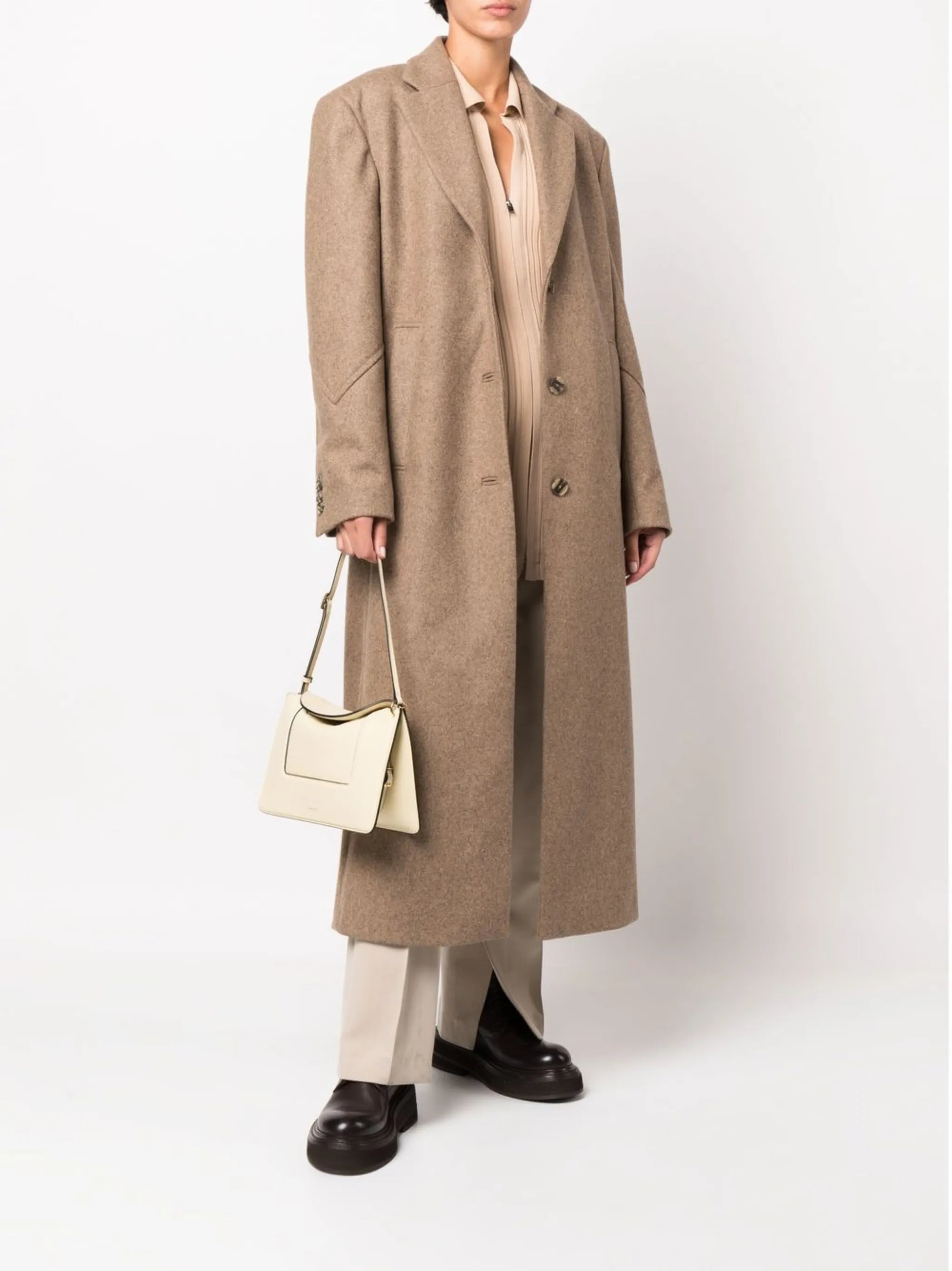 Boyle single-breasted coat