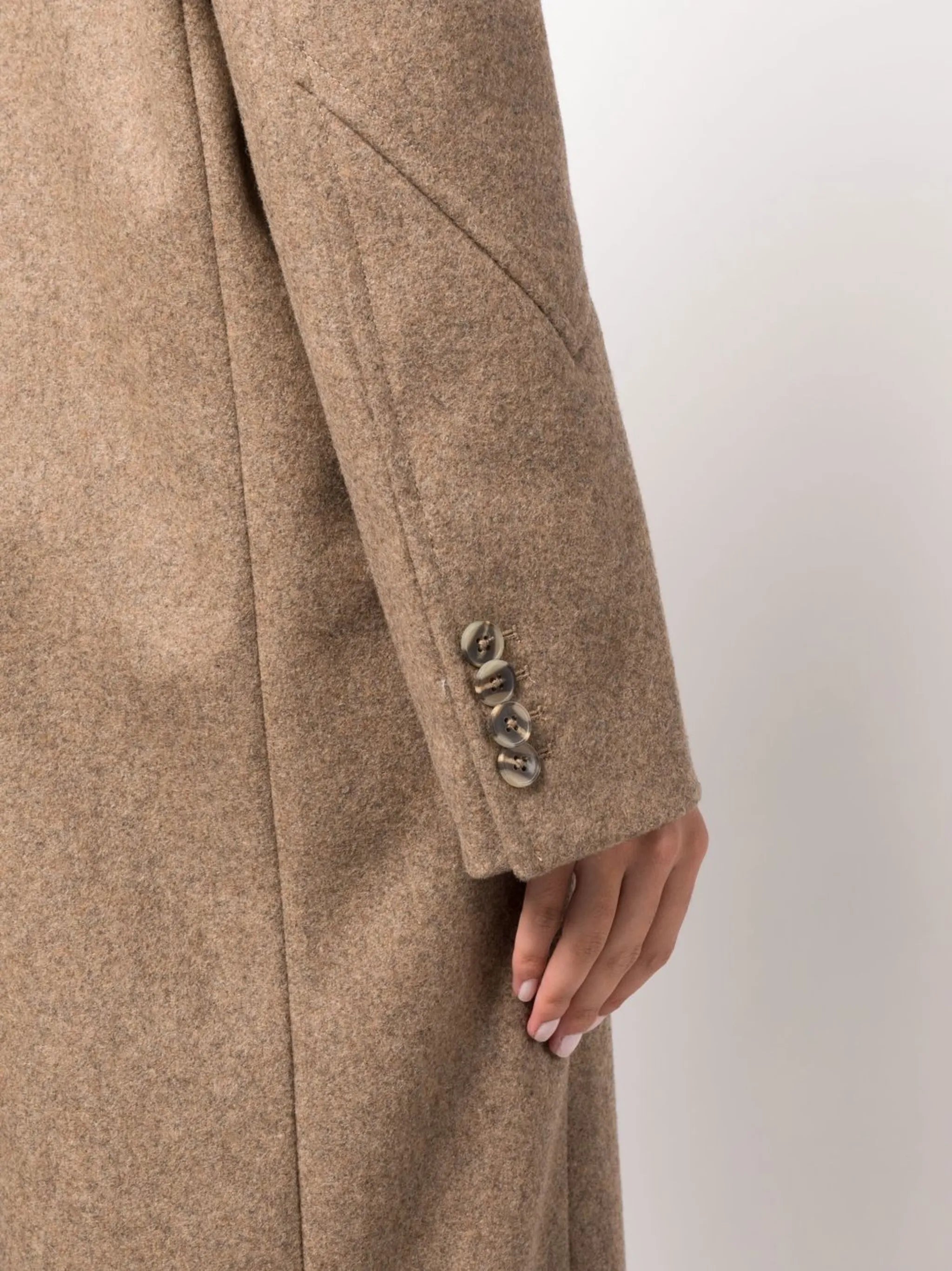 Boyle single-breasted coat