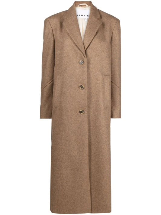 Boyle single-breasted coat