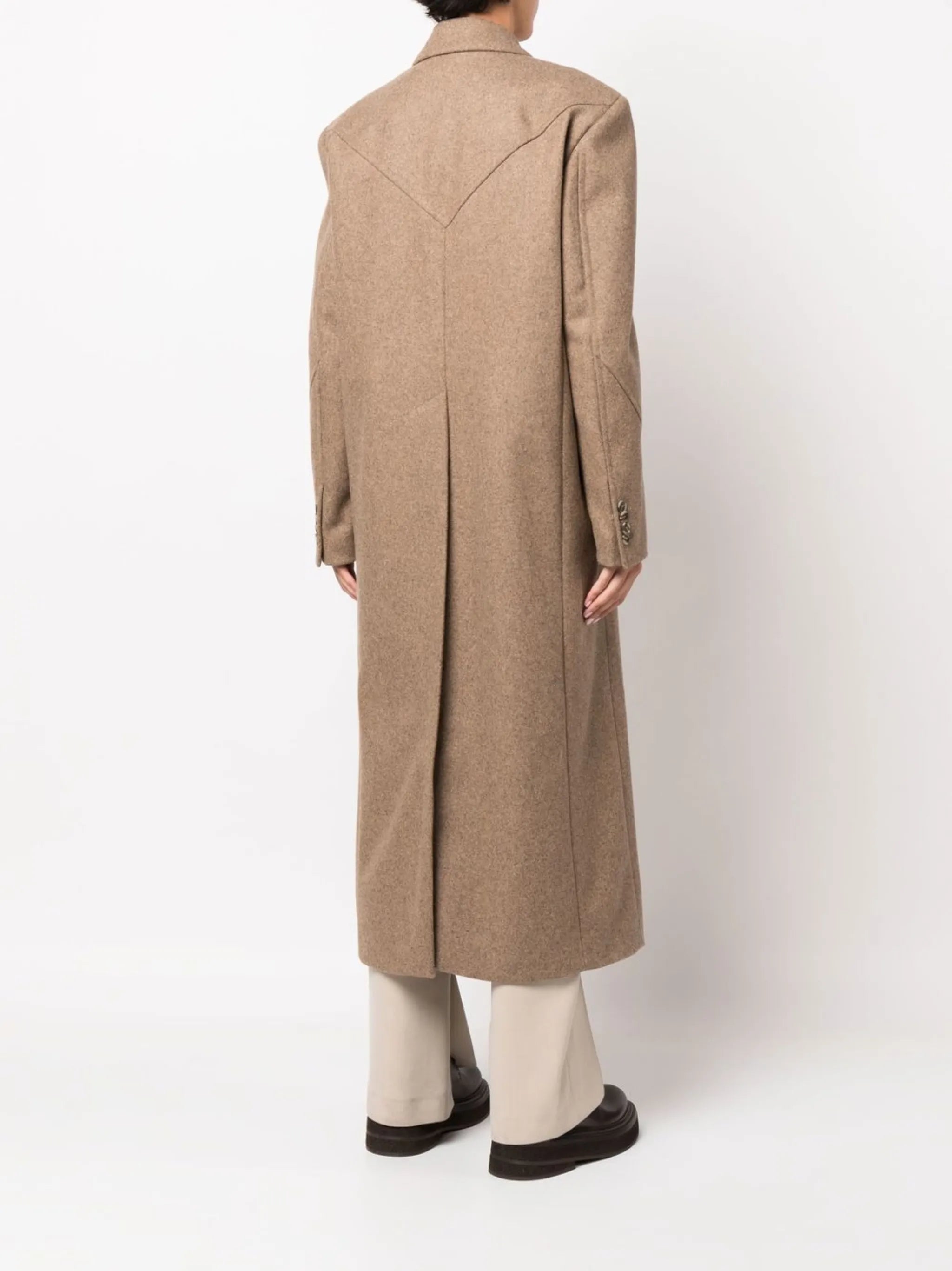 Boyle single-breasted coat