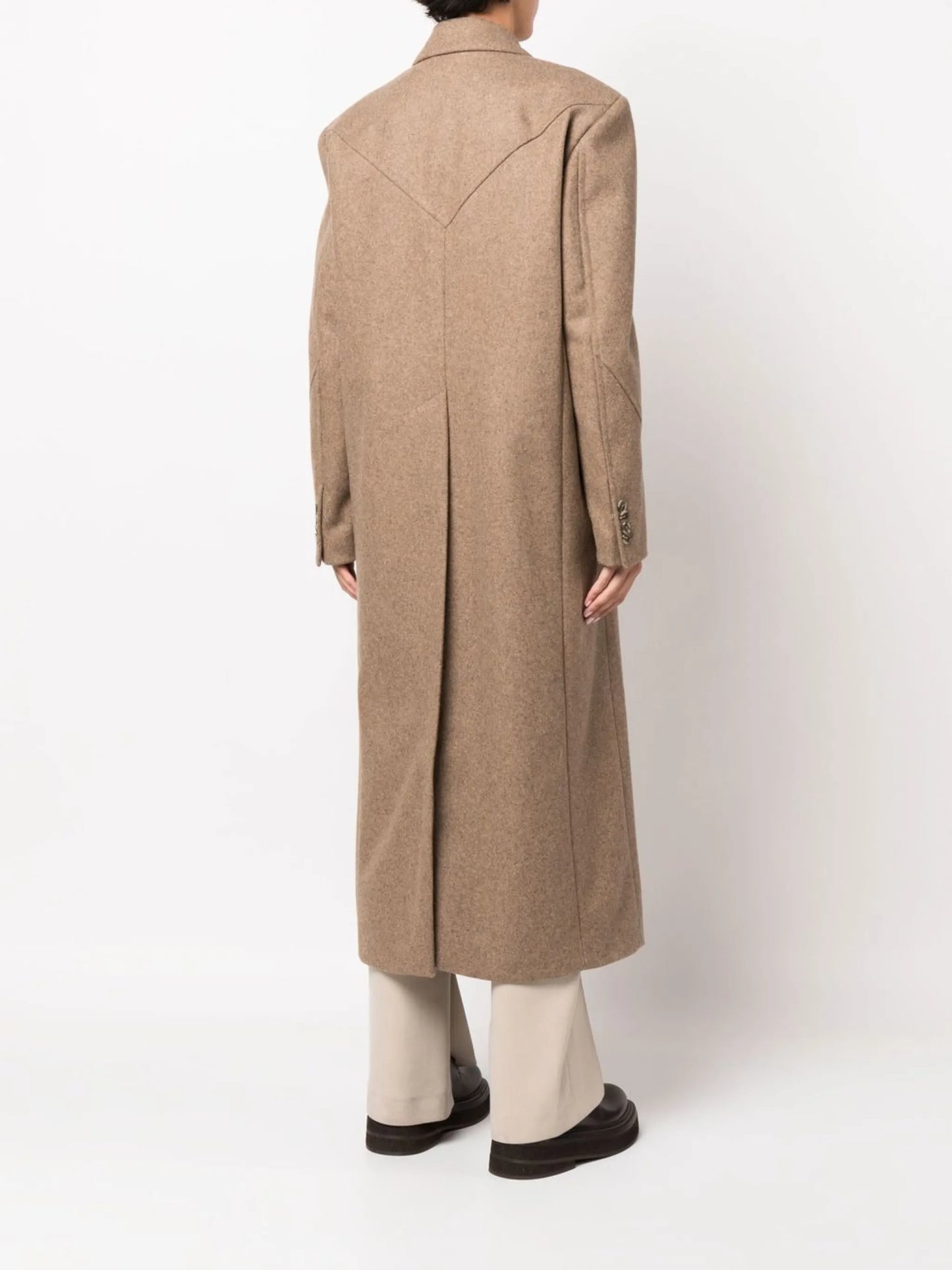 Boyle single-breasted coat