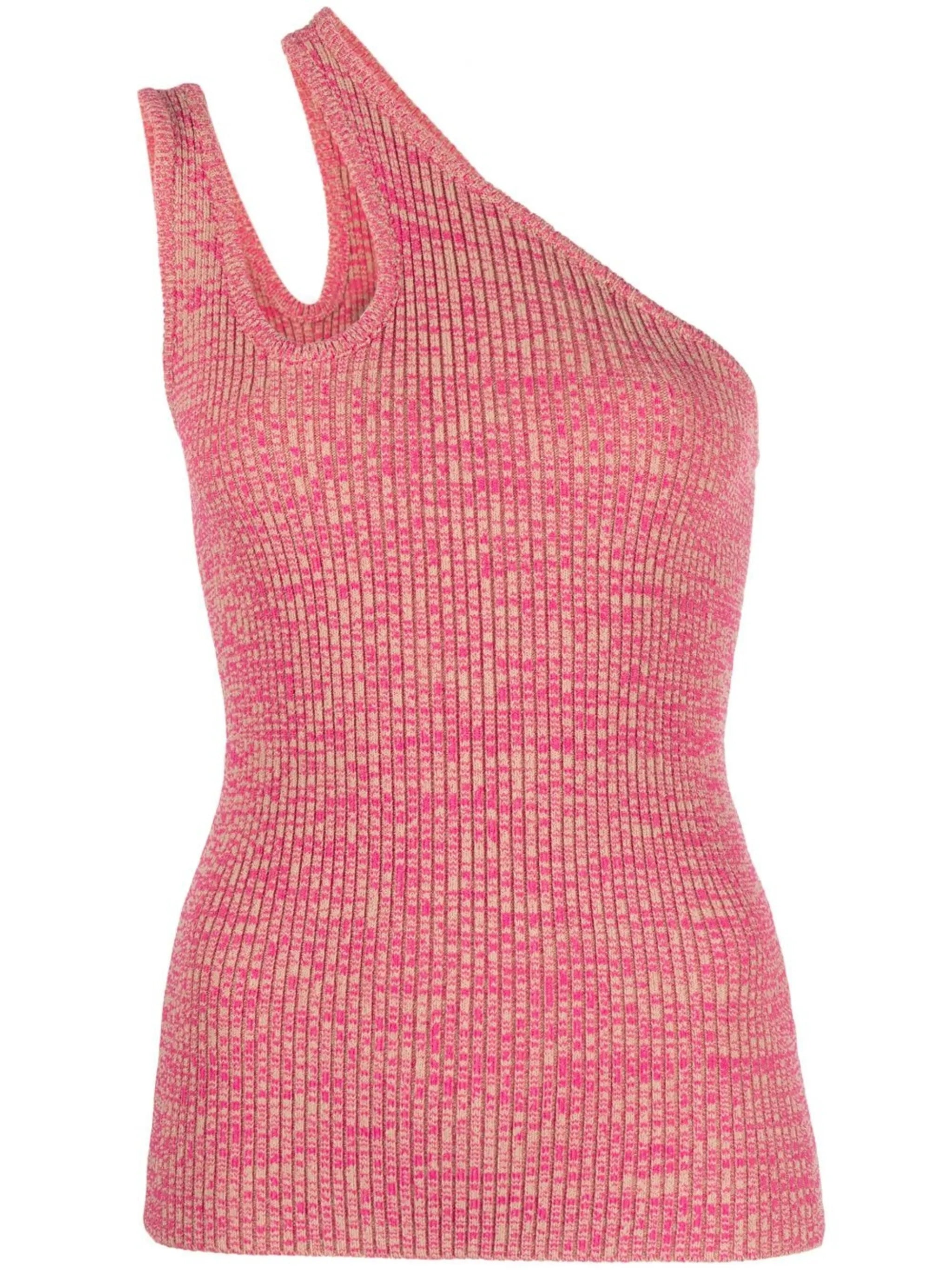 Jeanne one-shoulder double strap tank top