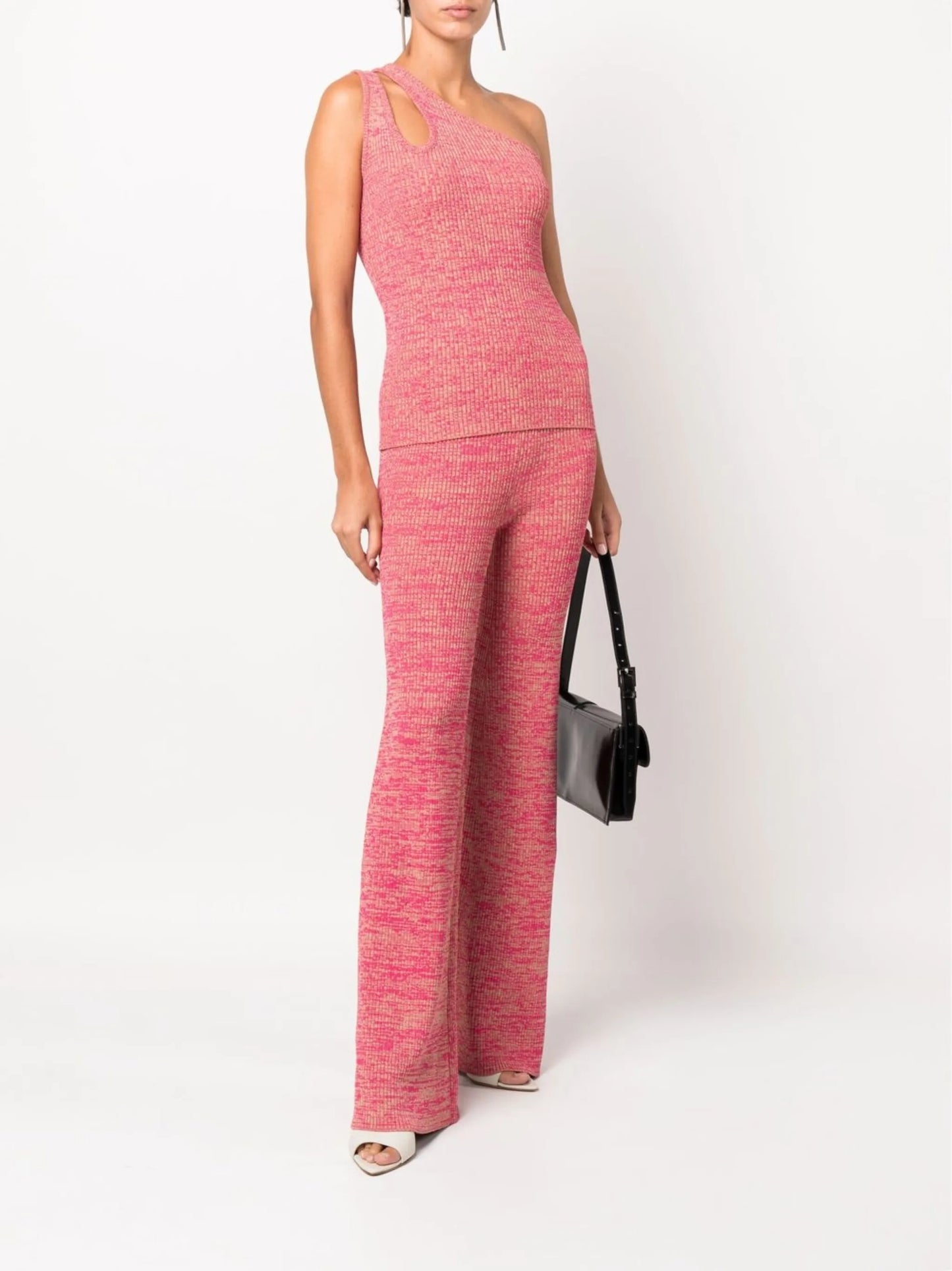 Jeanne one-shoulder double strap tank top
