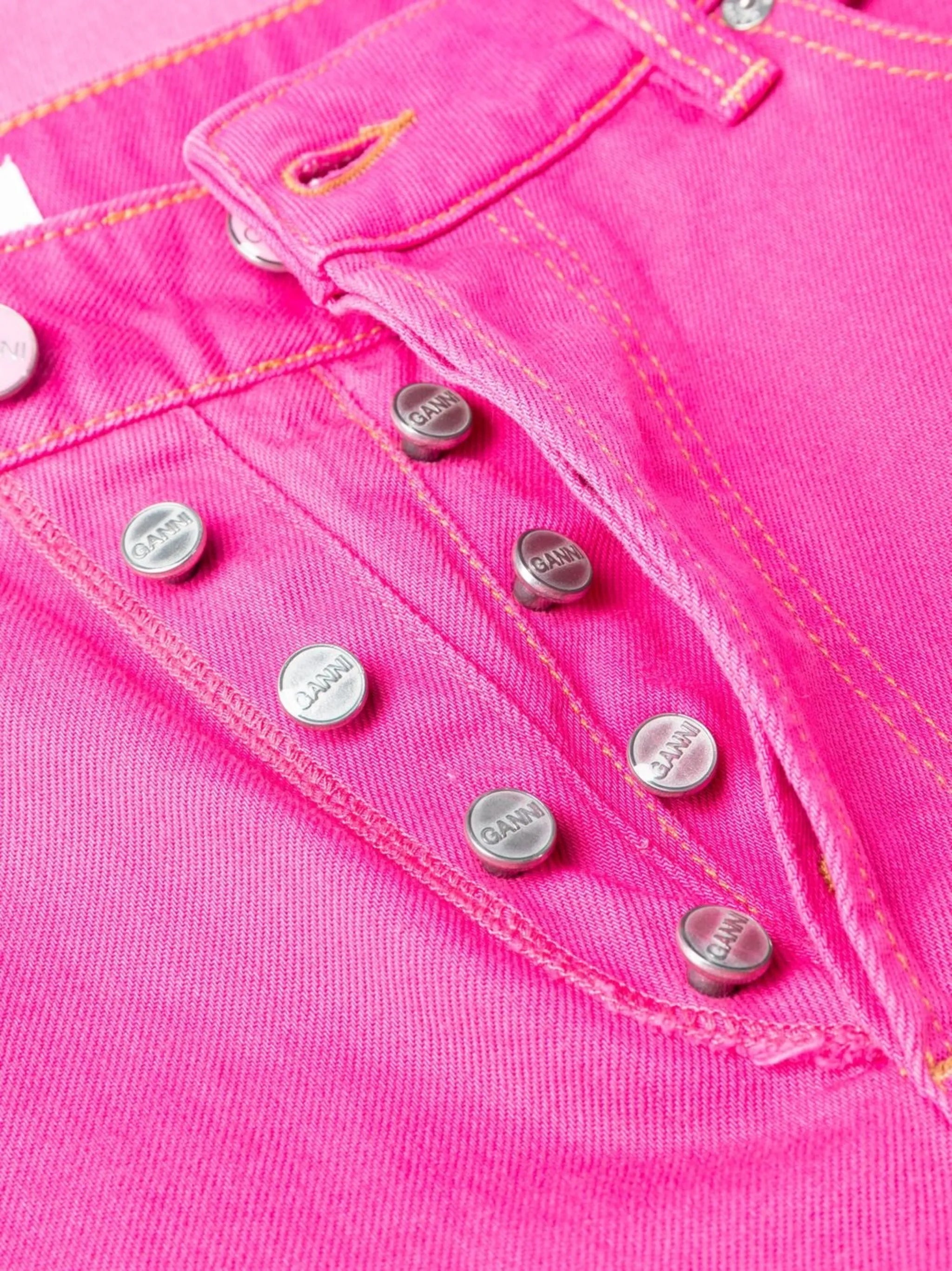high-rise straight-leg jeans