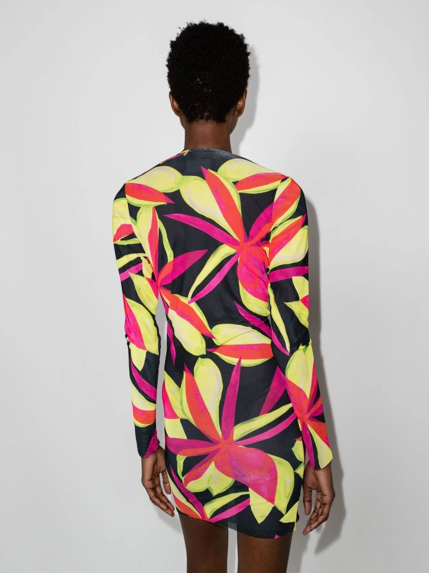 Helios long-sleeved mini dress