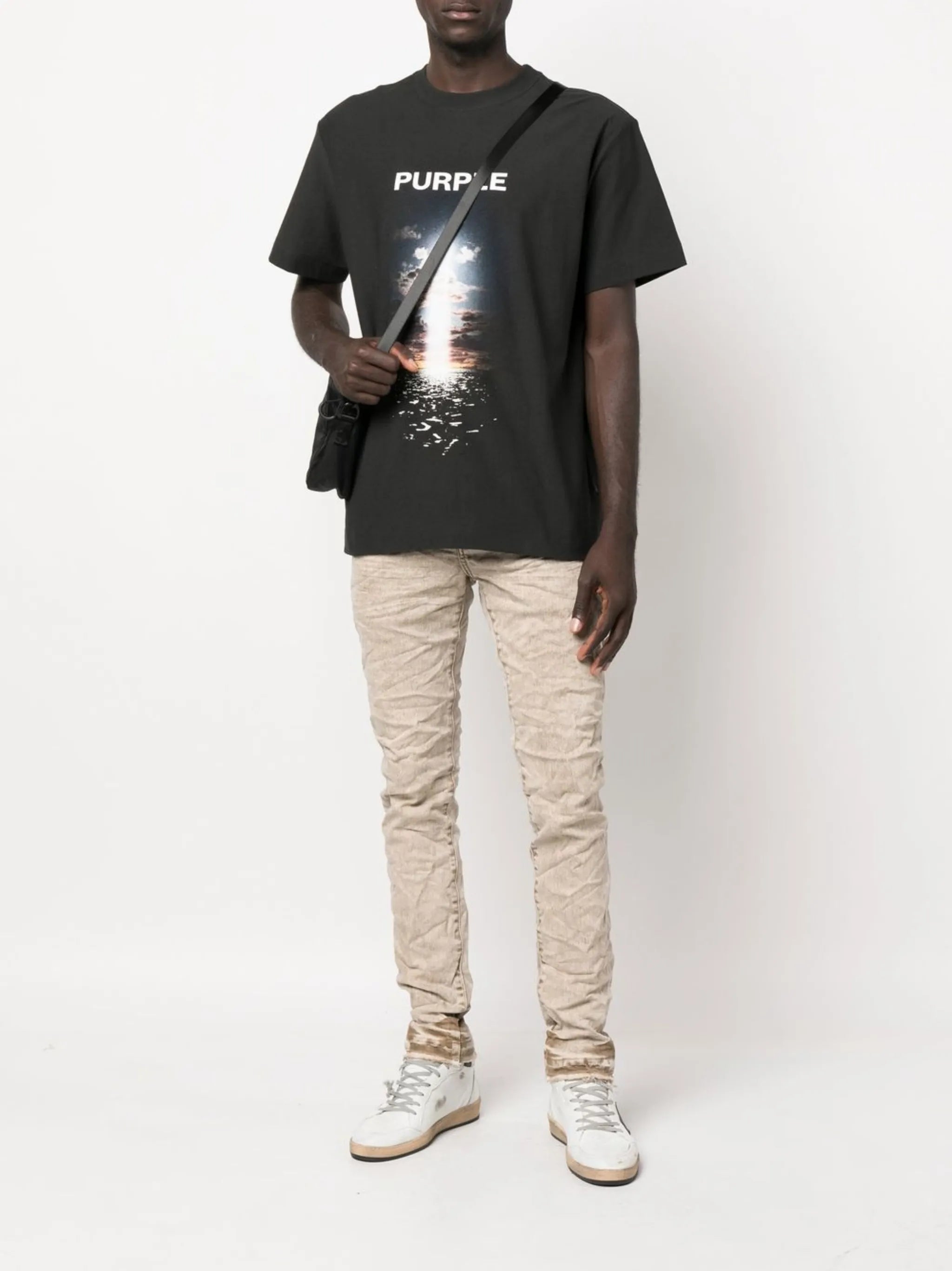 stretch-cotton mid-rise jeans
