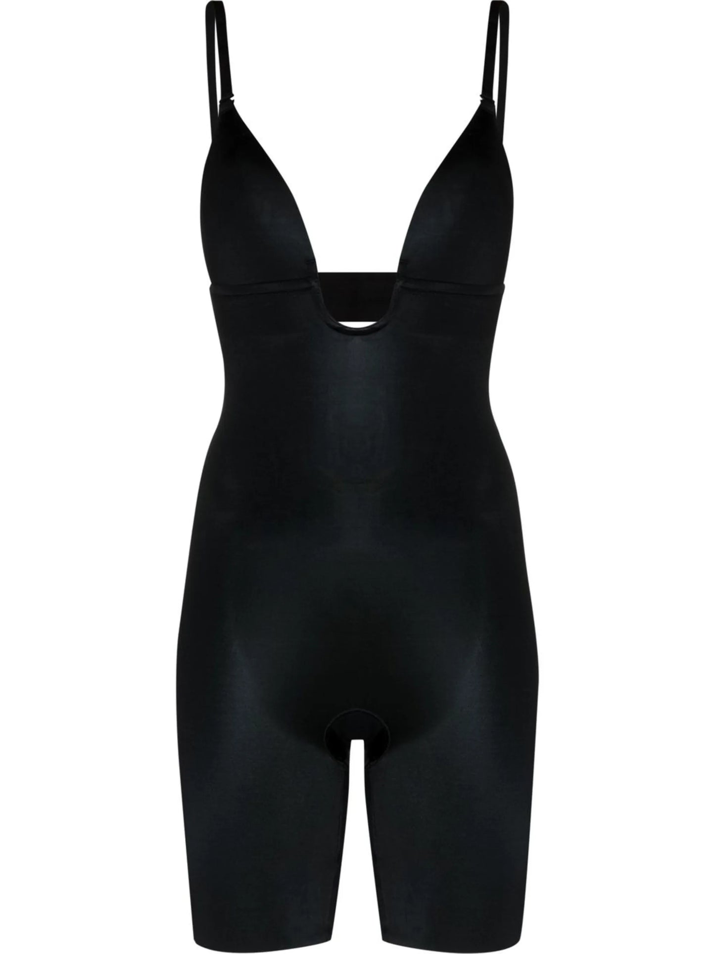 plunge-neck body suit