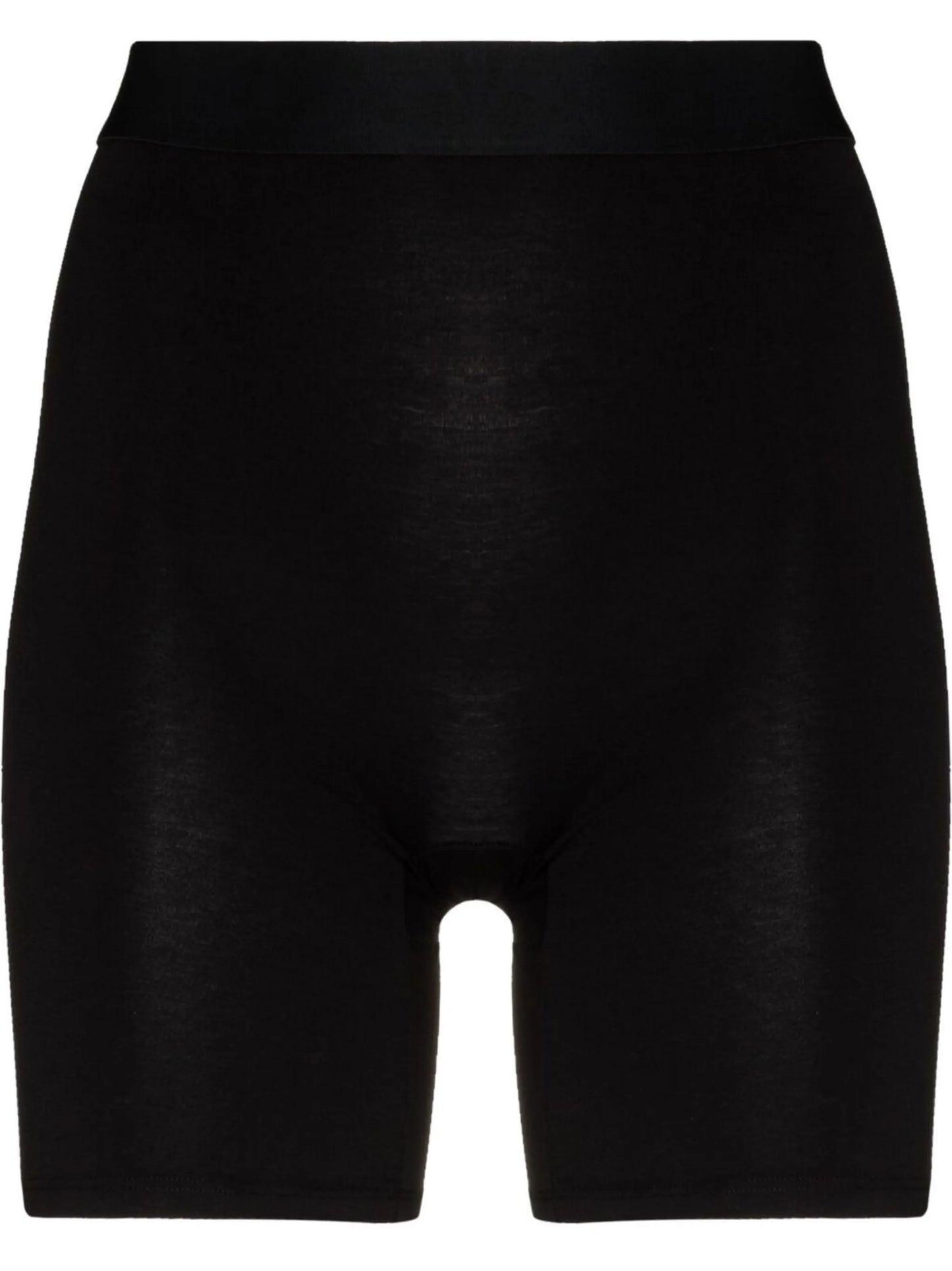 high-waisted stretch shorts