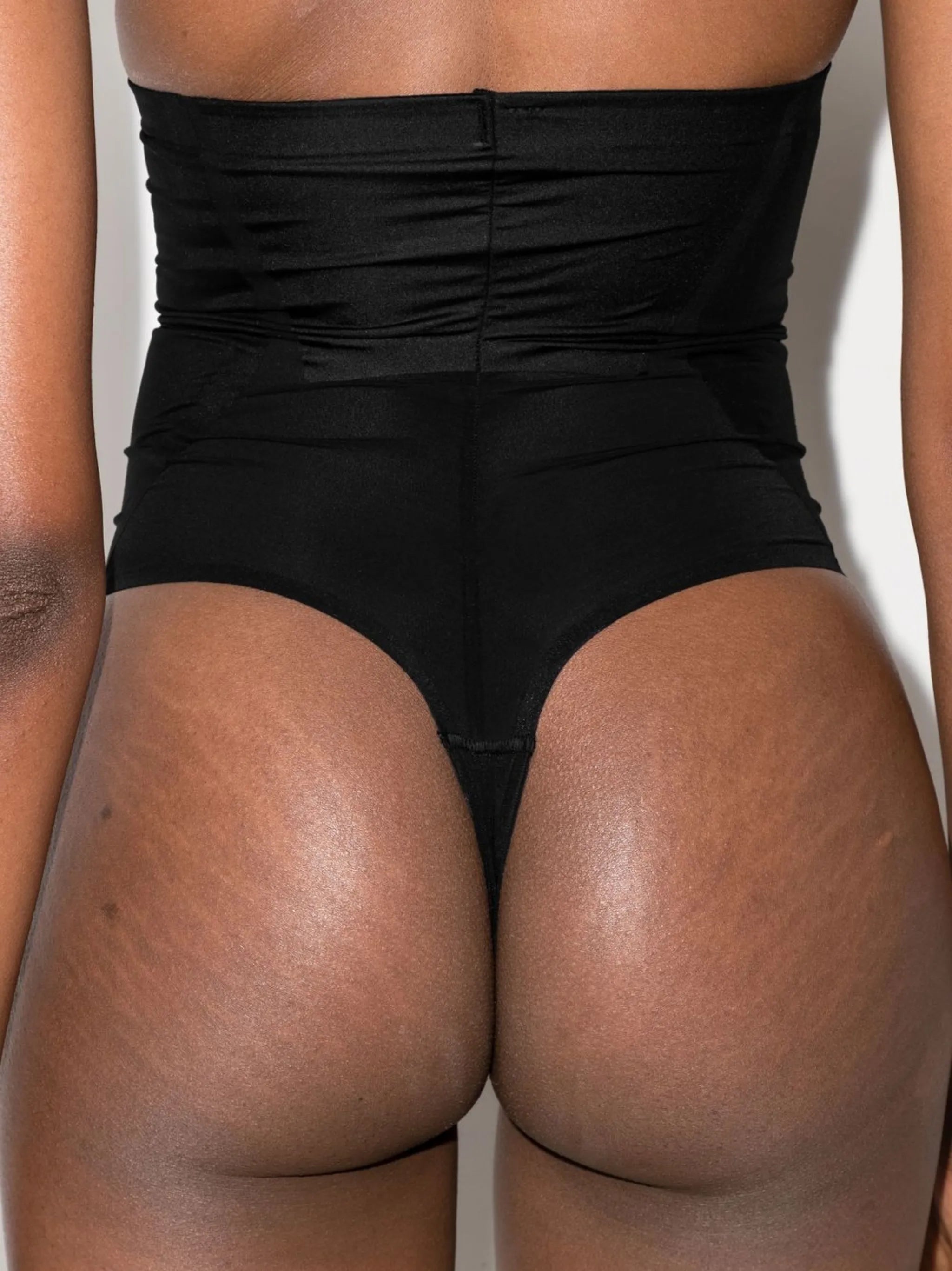 high-waisted stretch thong