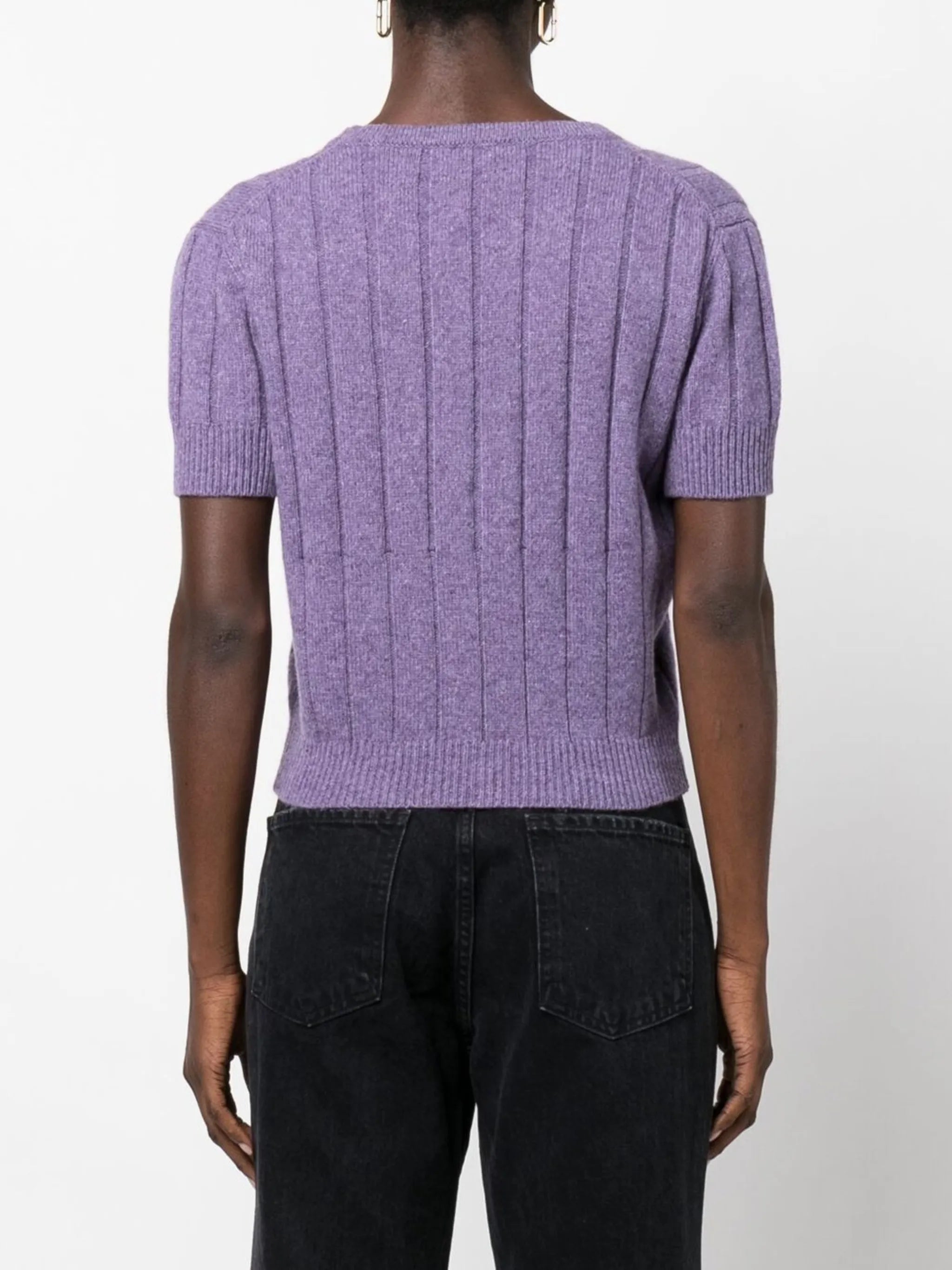 Maryam short-sleeved knit cardigan