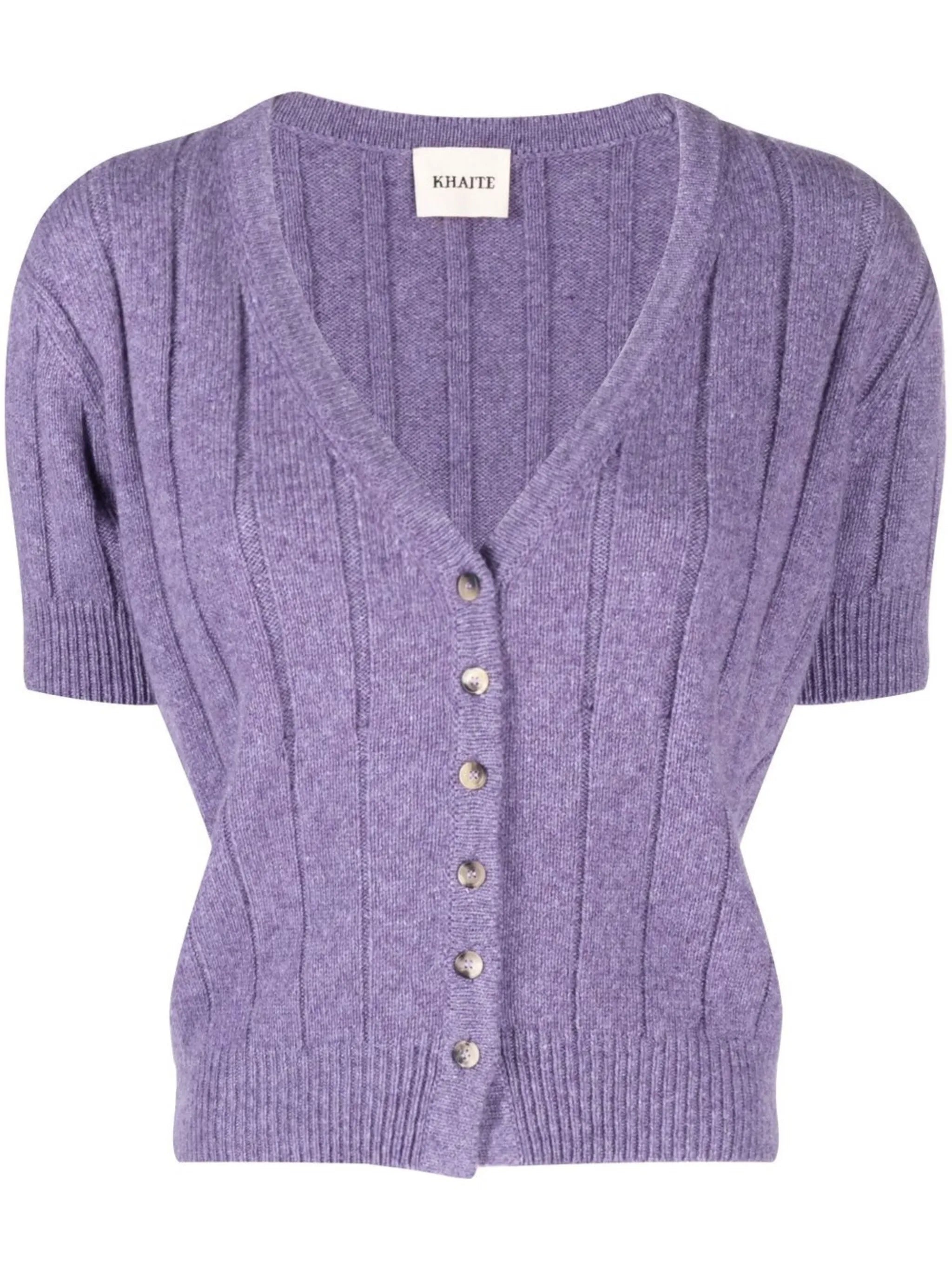 Maryam short-sleeved knit cardigan