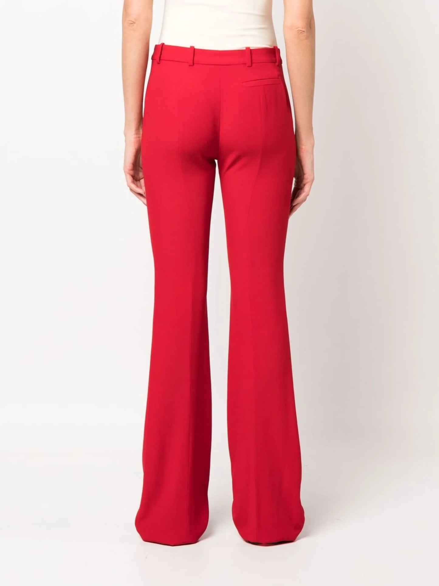bootcut tailored trousers