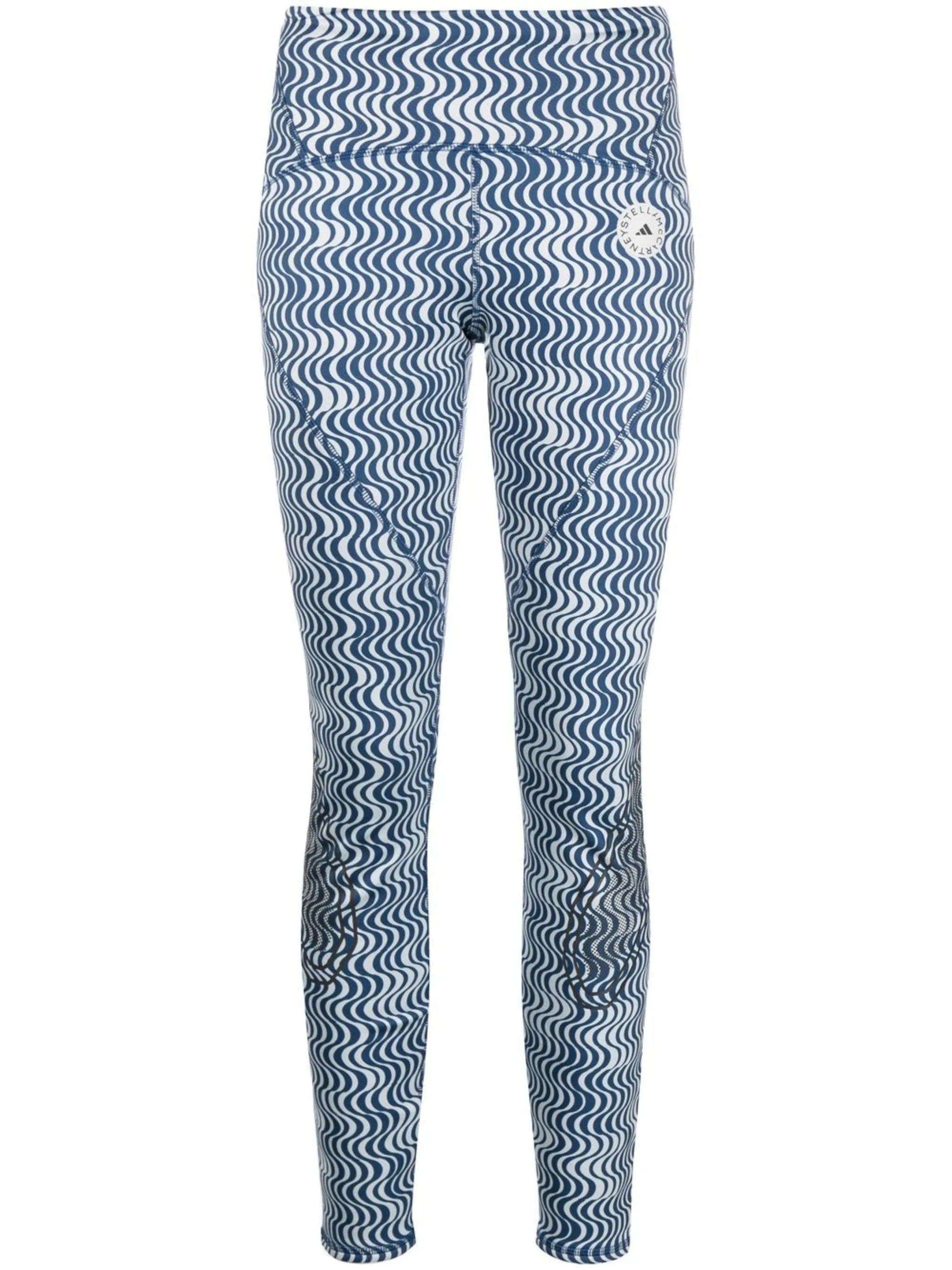TruePace abstract-print running leggings