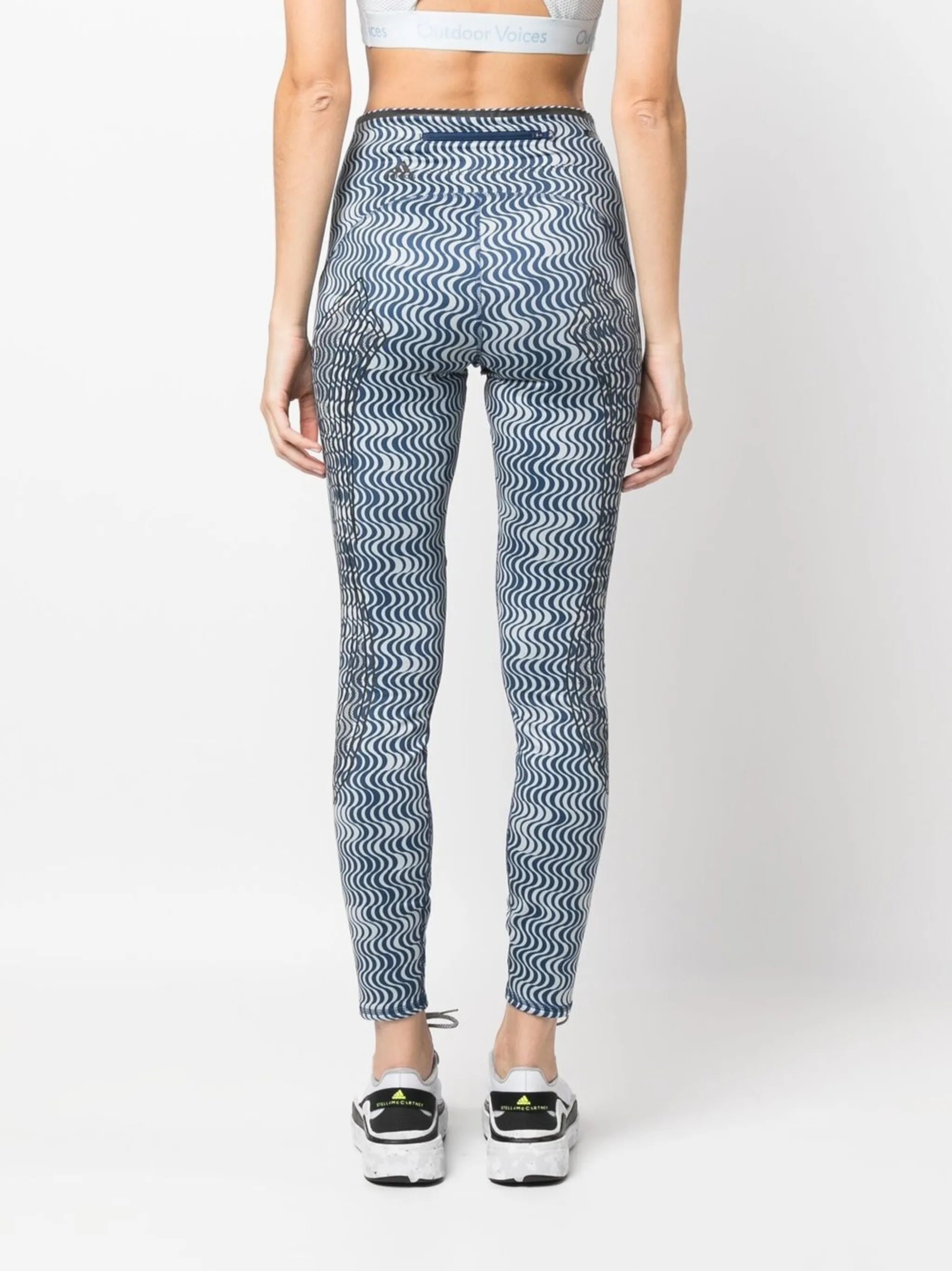 TruePace abstract-print running leggings