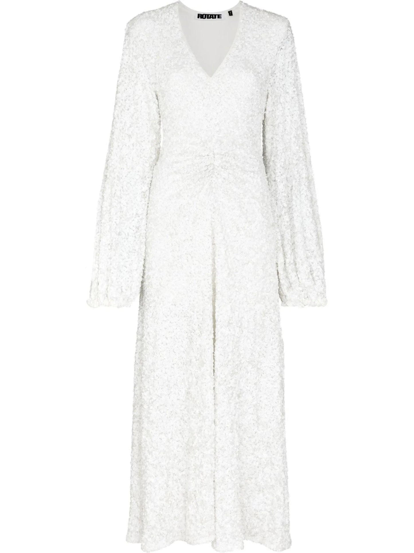 Sirin sequinned V-neck dress