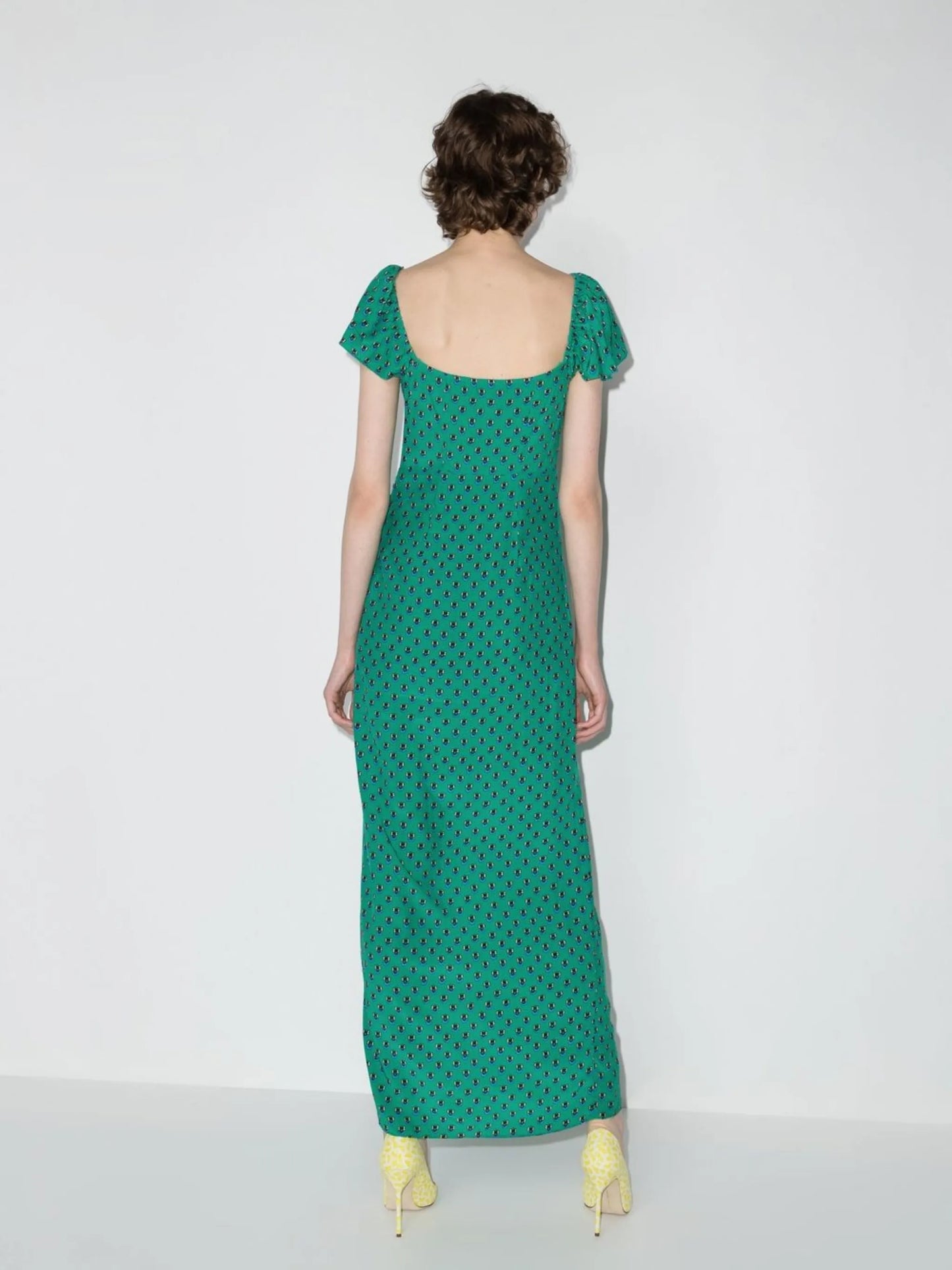 Avril graphic-print maxi dress