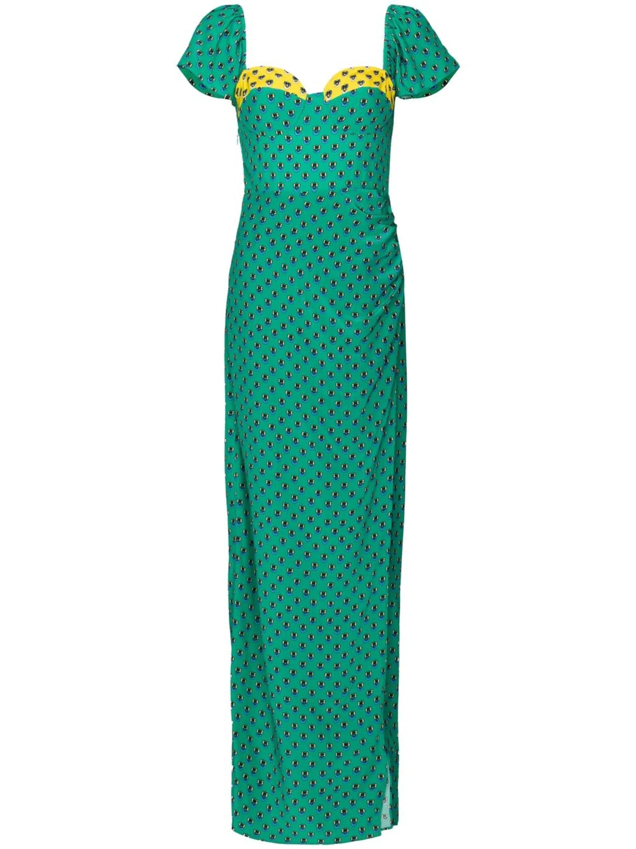 Avril graphic-print maxi dress