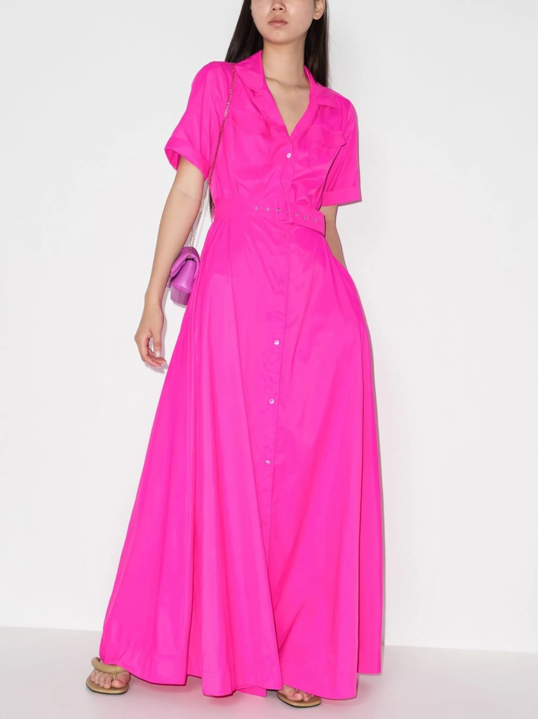 Millie maxi shirt dress