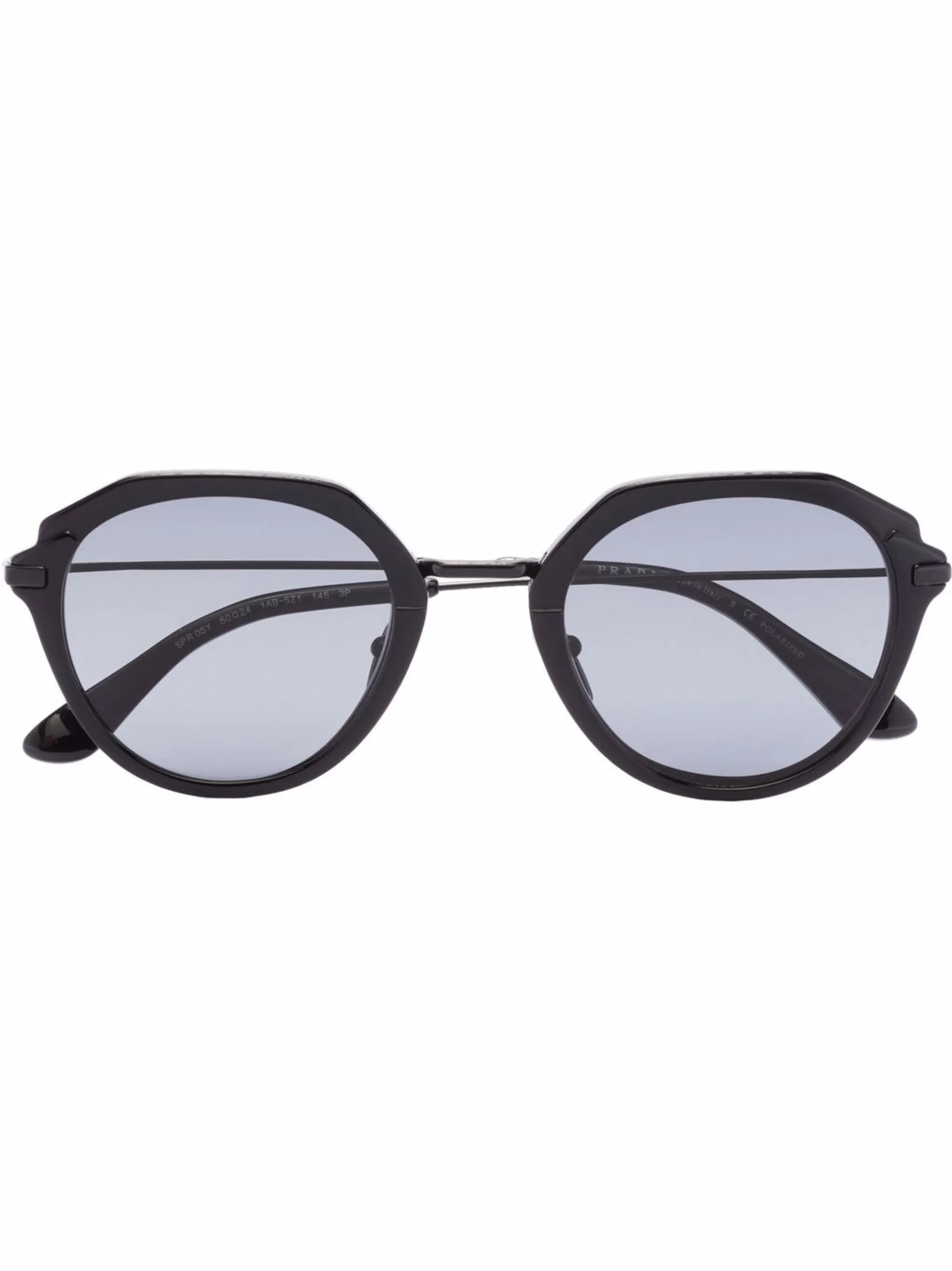 round-frame tinted sunglasses